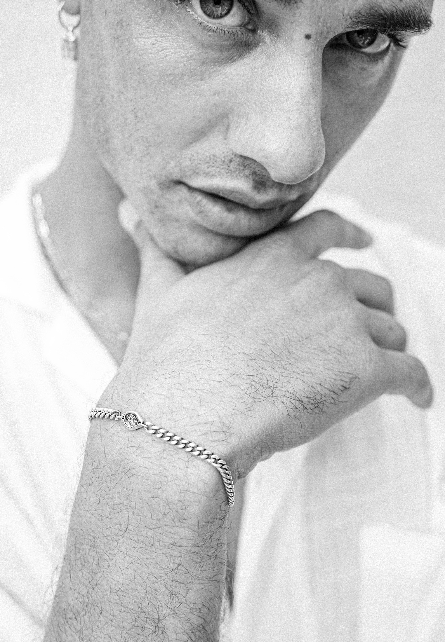 HAZE & GLORY Armkette »Armband Panzerkette - Ride the tide 925 Sterling Silber«