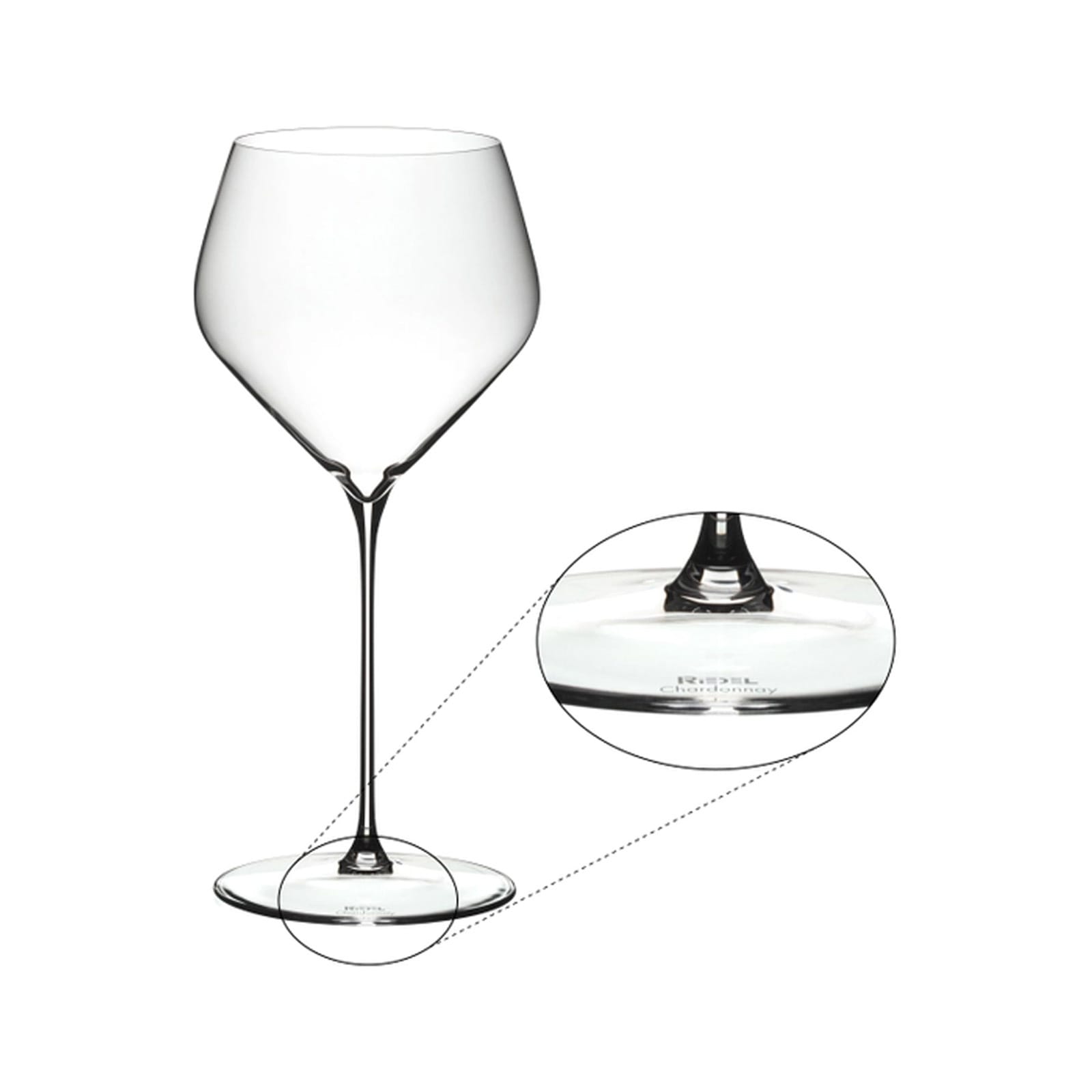 RIEDEL THE WINE GLASS COMPANY Weißweinglas »Chardonnay Weingläser Veloce 690 ml 2er Set transparent«