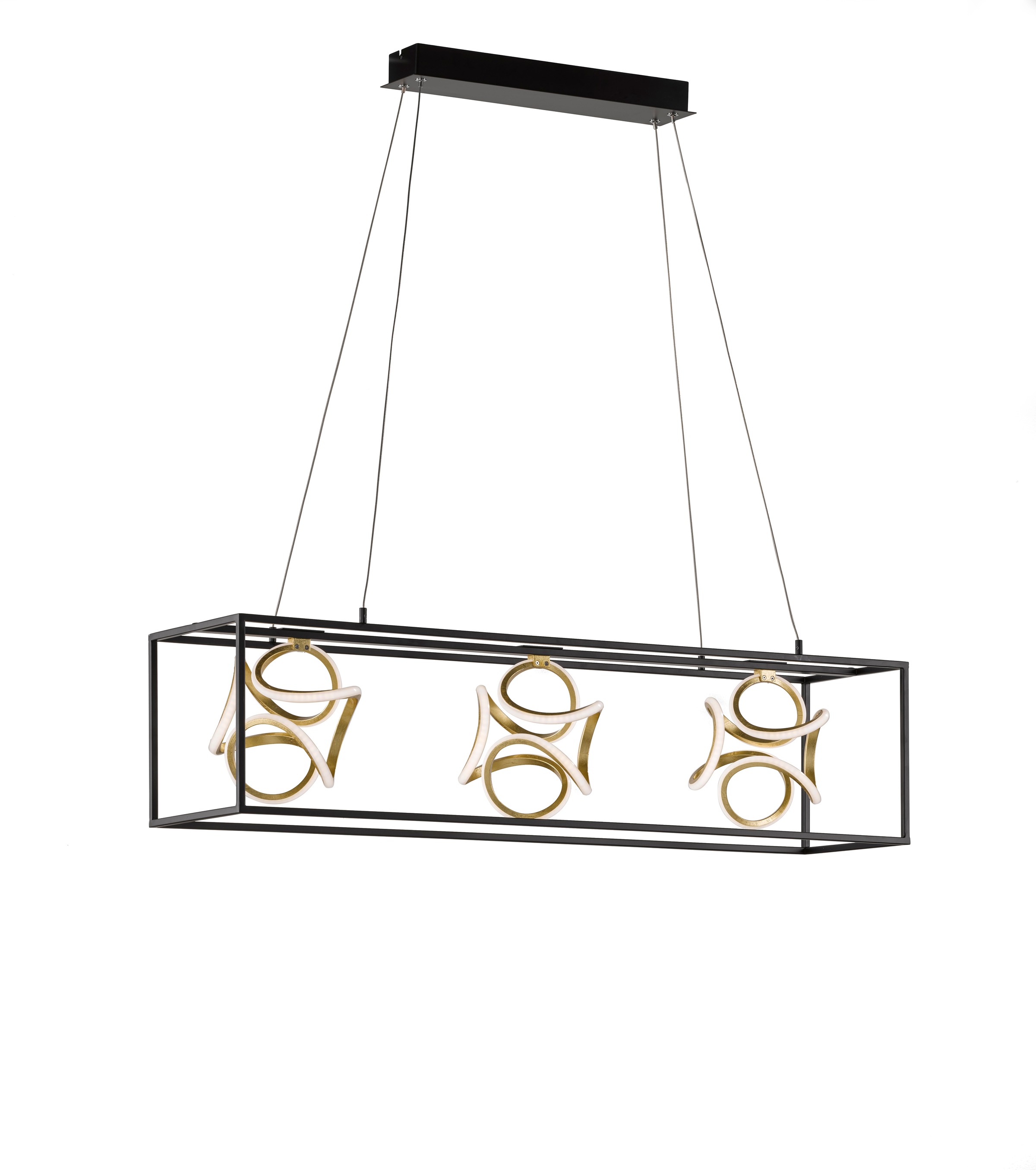FISCHER & HONSEL LED-Hängeleuchte »Gesa«, LED-Board, 1 St., LED Pendelleuchte, LED Pendellampe