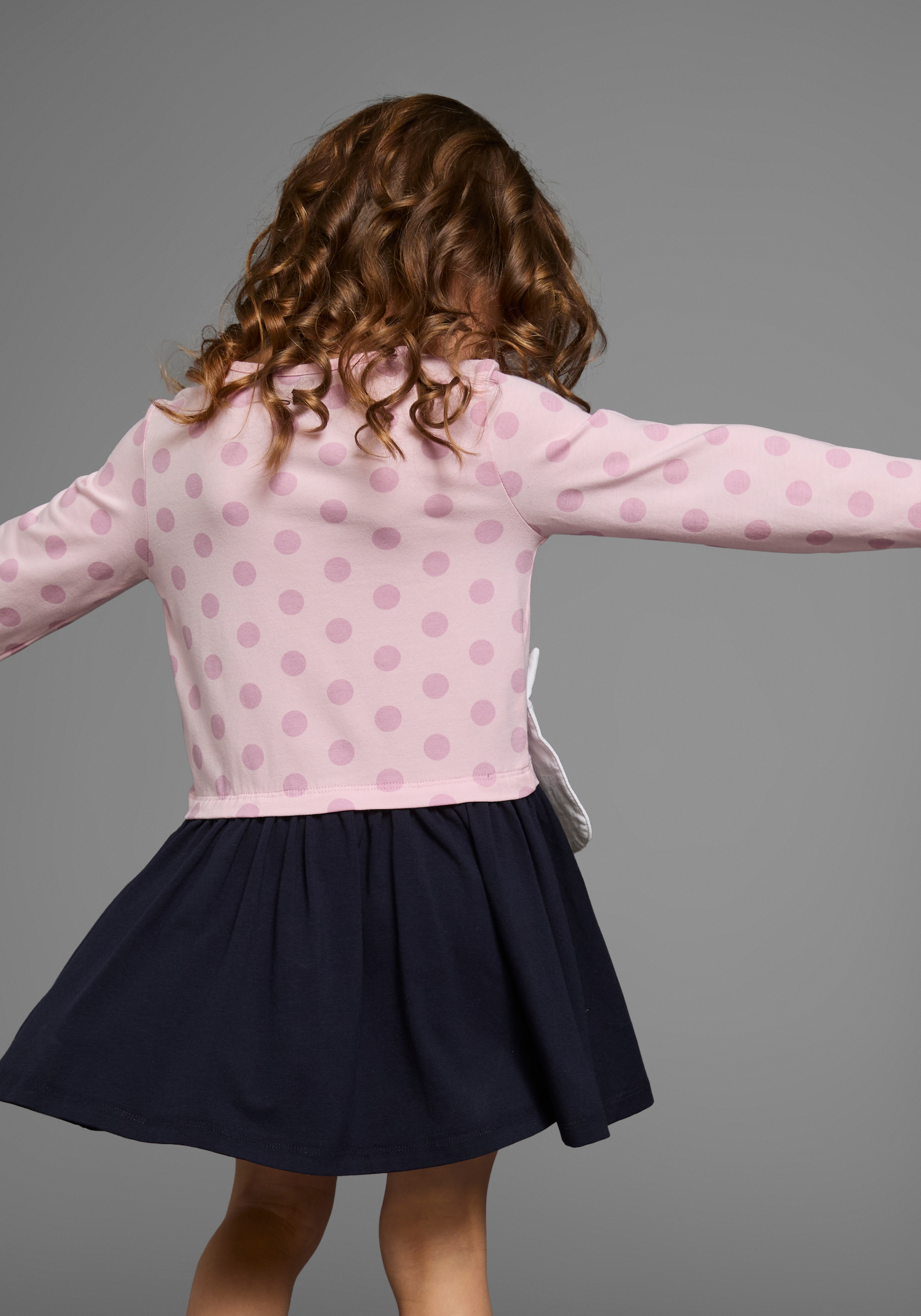 KIDSWORLD Jerseykleid »für kleine Mädchen«, ideal für festliche Anlässe, kniefreie Länge