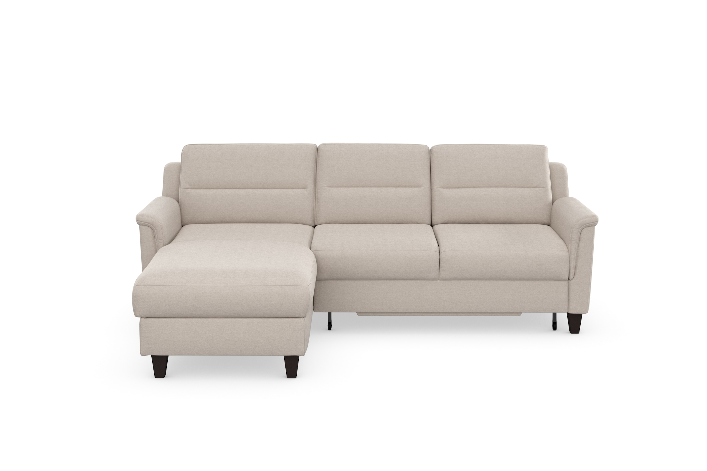 sit&more Ecksofa »Farö L-Form«, inklusive Federkern, wahlweise mit Bettfunktion und Bettkasten