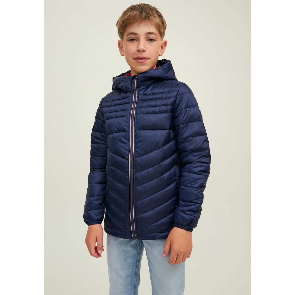 Jack & Jones Junior Steppjacke »JJEHERO PUFFER HOOD NOOS JNR«, mit Kapuze