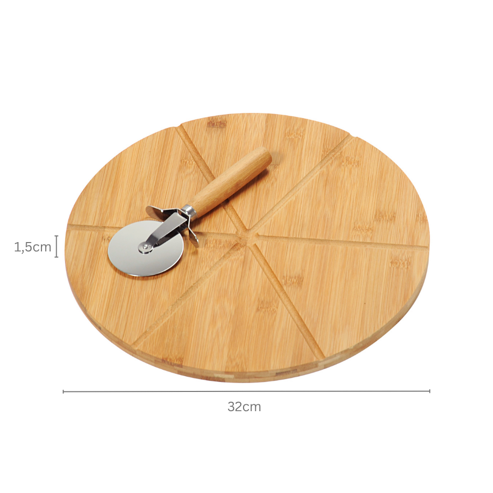 KESPER® Pizzaschneidebrett »Pizza-Teller« mit 1 Pizzaschneider