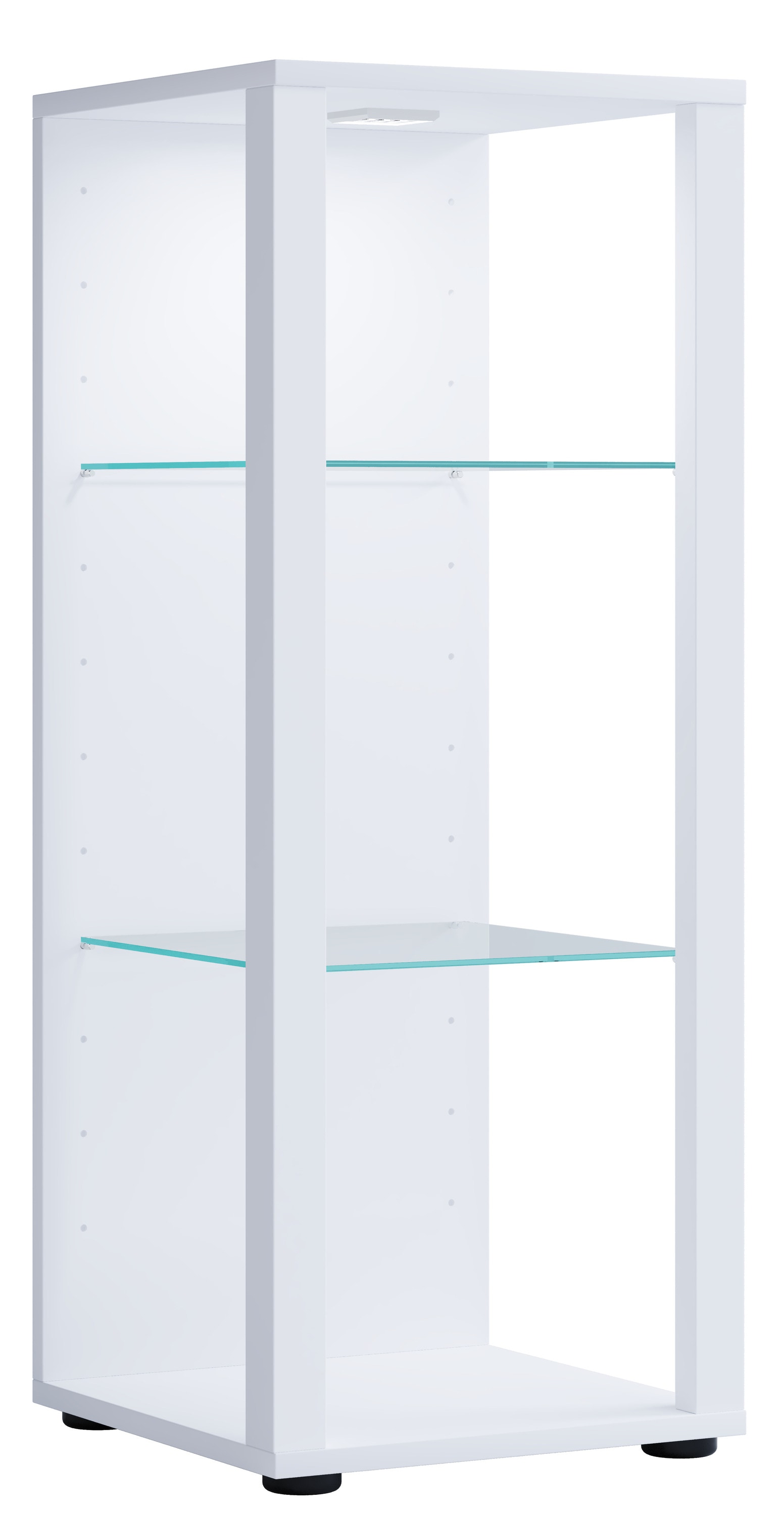 VCM Standvitrine »Holz Glas Stand Vitrine Sammelvitrine Glasol M«