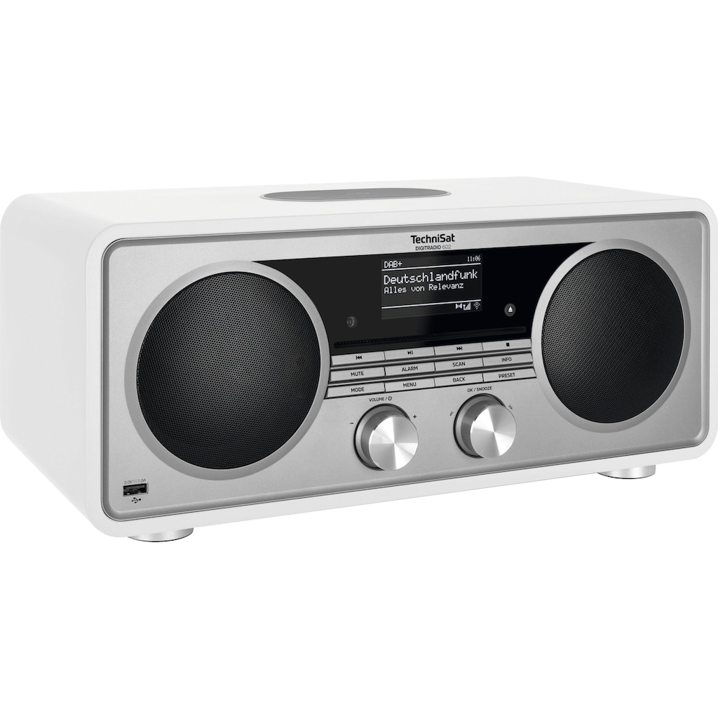 TechniSat Internet-Radio »DIGITRADIO 602«, (Bluetooth-WLAN Digitalradio (DAB+)-UKW mit RDS 70 W)