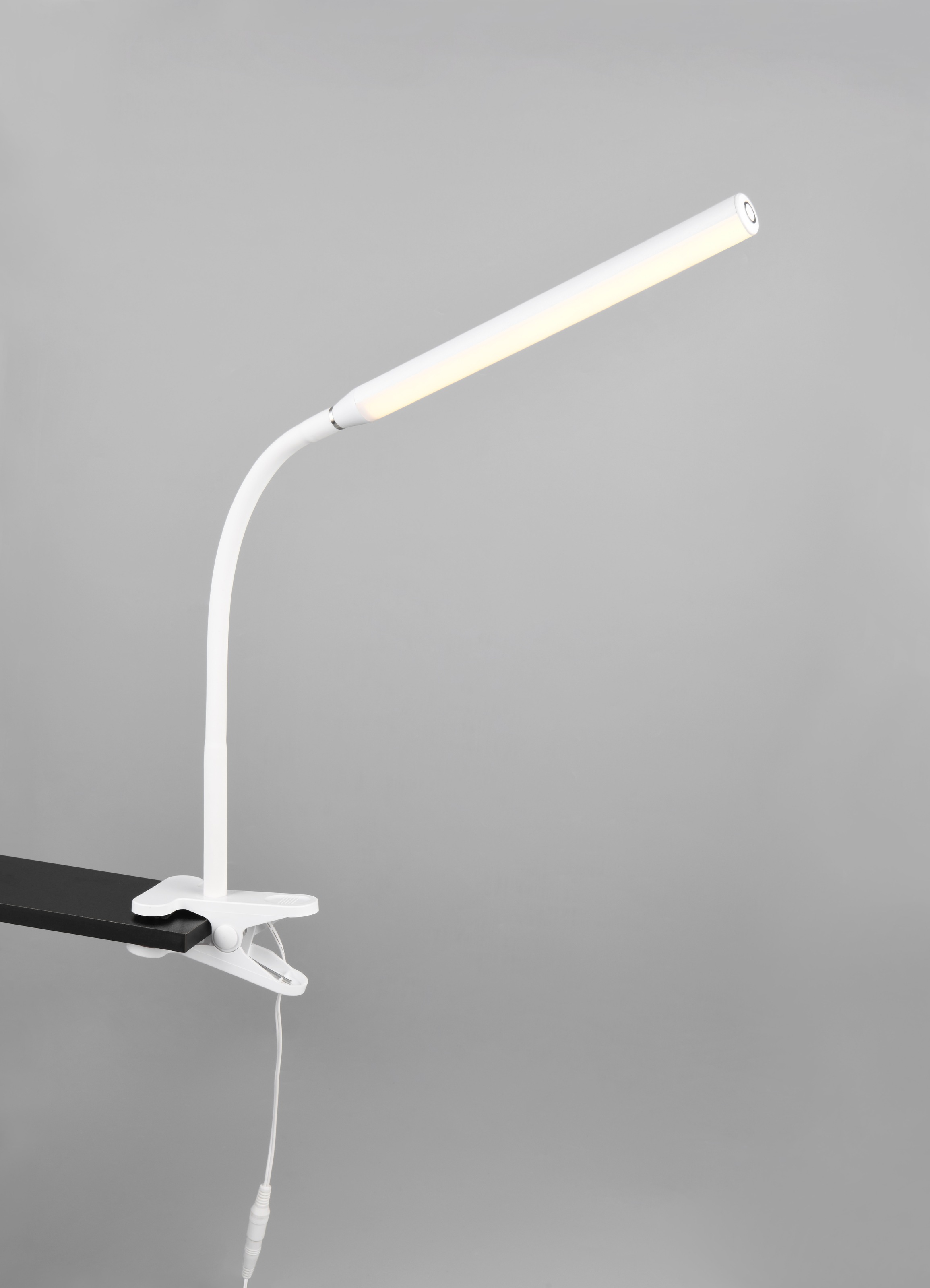 REALITY Leuchten LED Klemmleuchte »NEVADA, 5W 600 Lumen CCT 3000-4000-5000K wamweiß-kaltweiß« LED-Board 1 Stk. Farbwechsler | warmweiß - kaltweiß Lichtfarbe einstellbar dimmbar per Sensordimmer schwenkbare Klemmlampe
