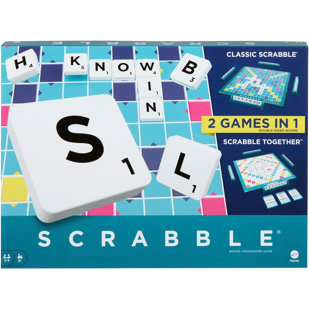 Mattel games Spiel »Scrabble - 2 Spiele in 1«