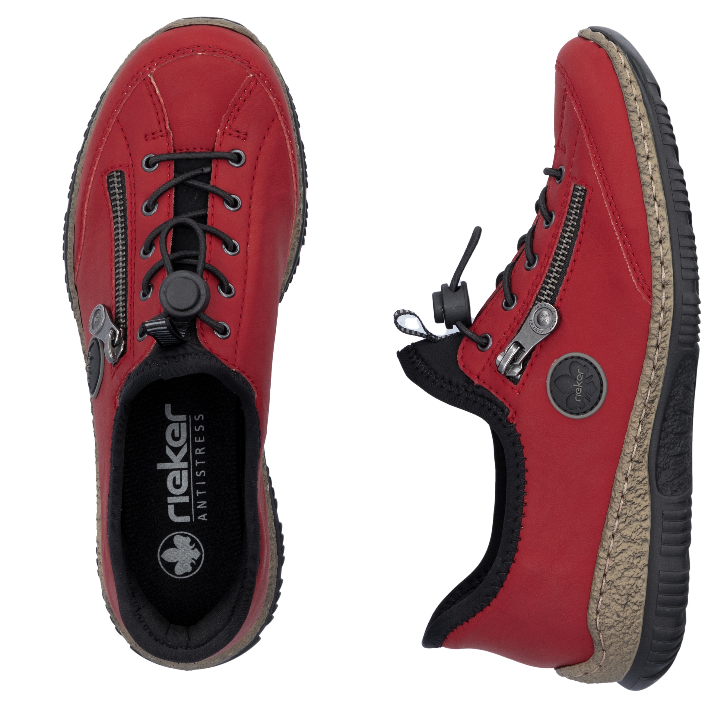Rieker Slip-On Sneaker »Ready2GO«, Schlupfschuh, Freizeitschuh, Halbschuh mit MemoSoft-Ausstattung