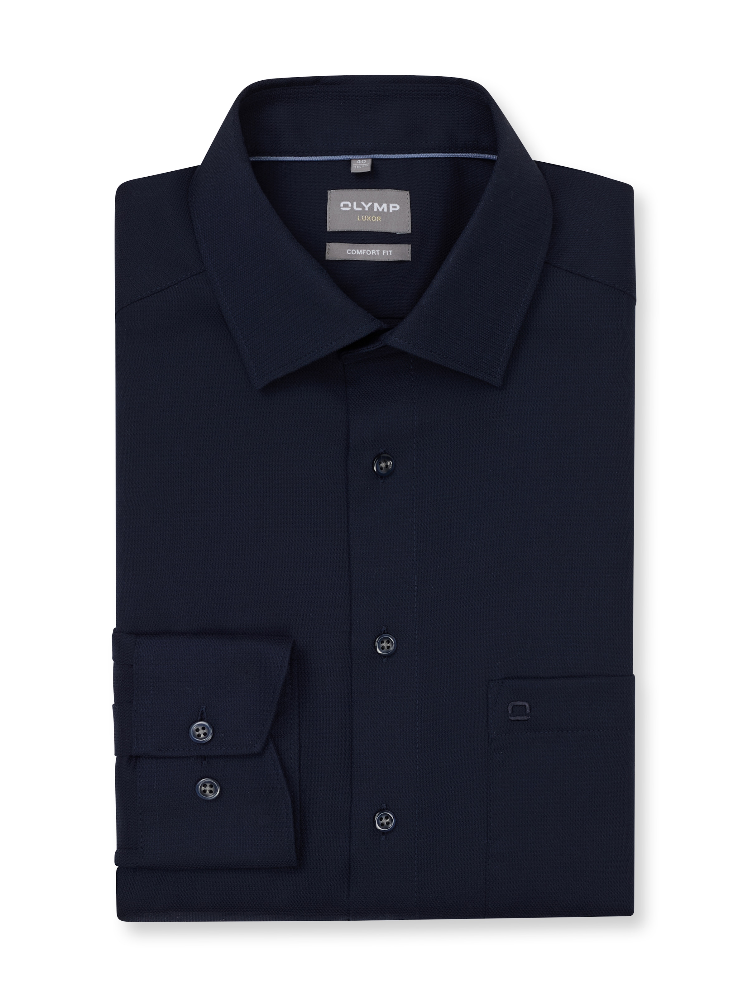 OLYMP Langarmhemd »Luxor« Businesshemd, comfort fit, New-Kentkragen