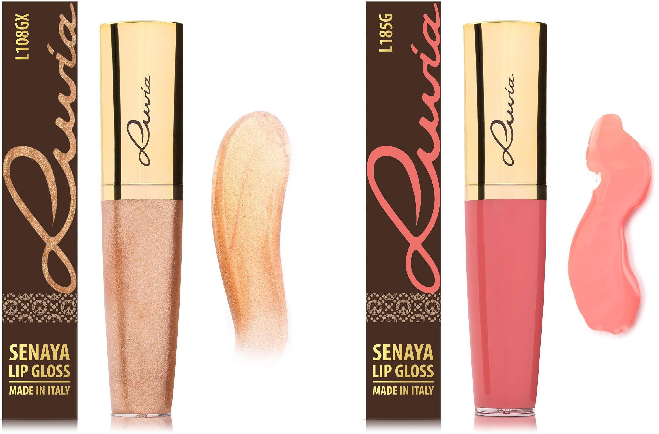 Luvia Cosmetics Lipgloss »Senaya Luxurious Colors«, (Set, 6 tlg.)