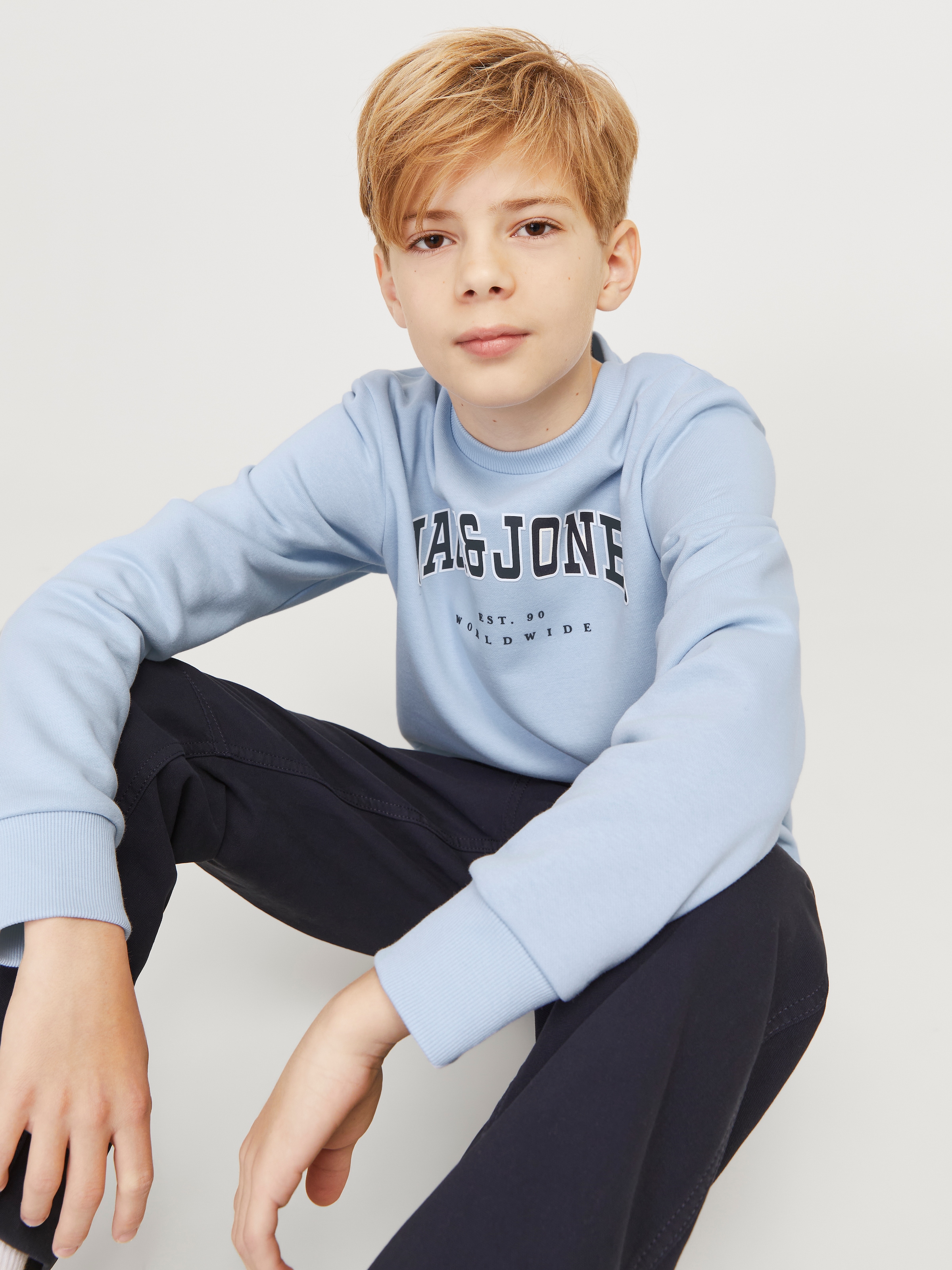 Jack & Jones Junior Sweatshirt »JJECALEB VARSITY SWEAT CREW NECK SN JNR«