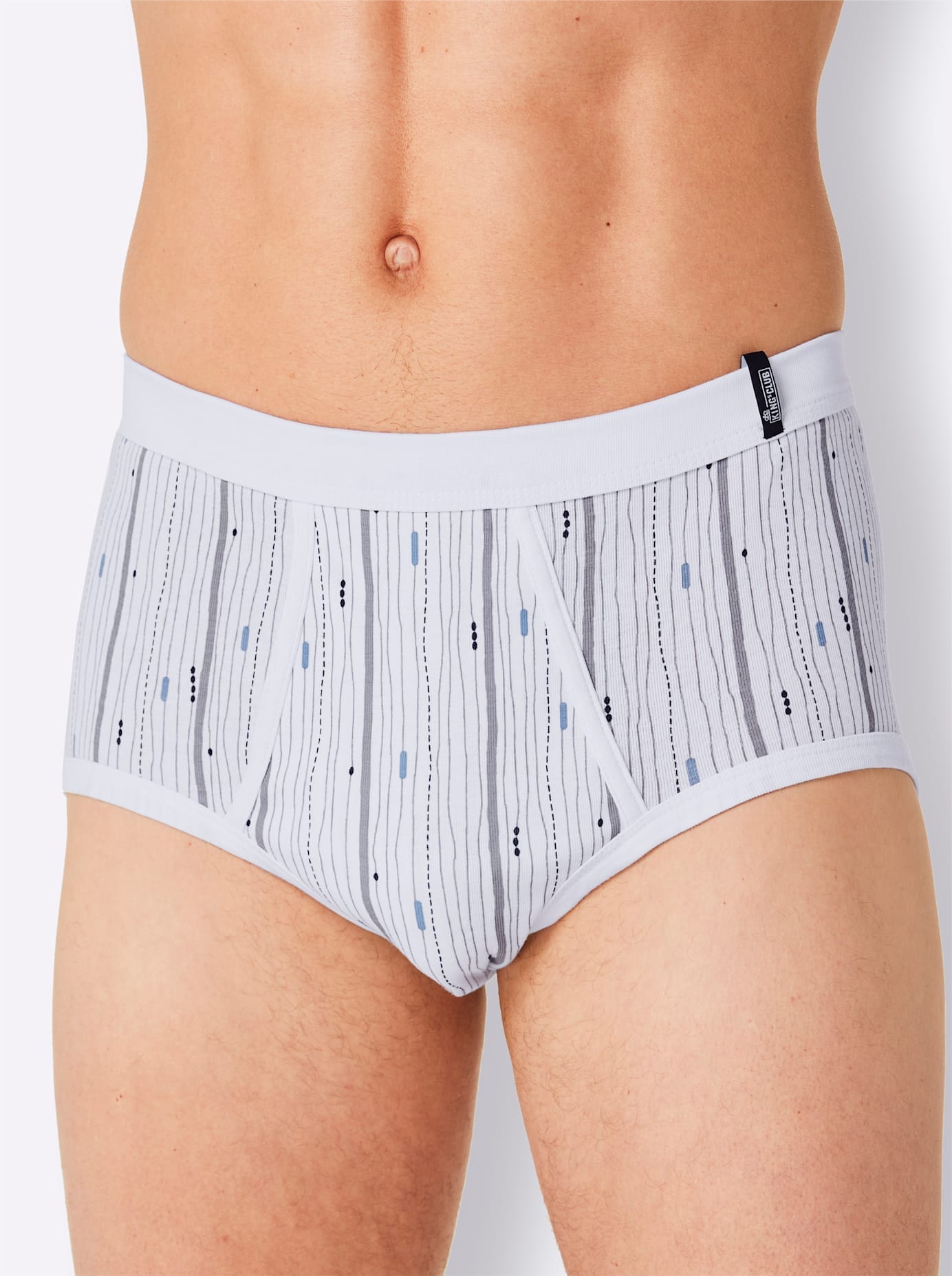 Kings Club Herren Slip 2 Stk. tlg. in weiß, Größe 14