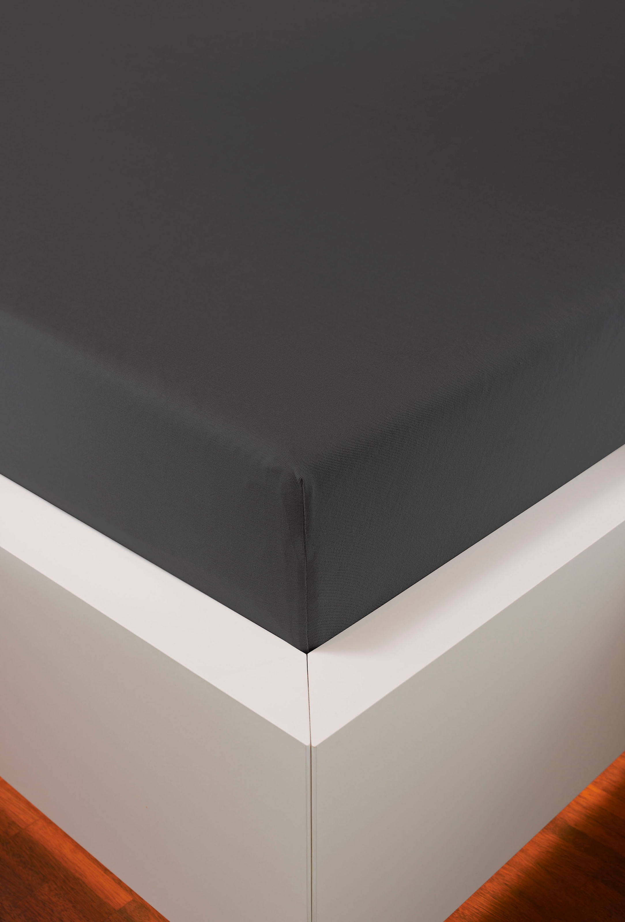 bellana Spannbettlaken »Mako-Jersey exclusiv in Gr. 90x200, 140x200 oder 180x200 cm« aus Baumwolle, für Matratzen bis 25 cm Höhe, Bettlaken, Spannbetttuch