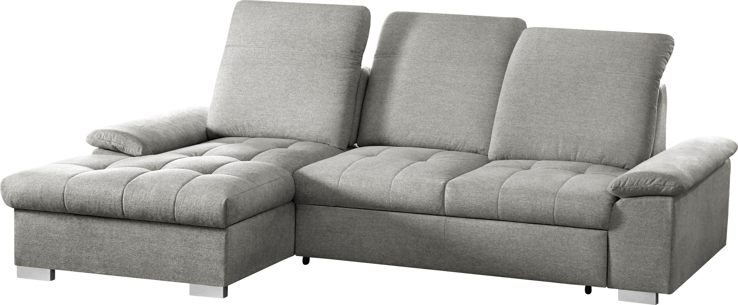 CALIZZA INTERIORS Ecksofa »Moli I«, mit Bettkasten, Kopfteilverstellung und Sitztiefenverstellung