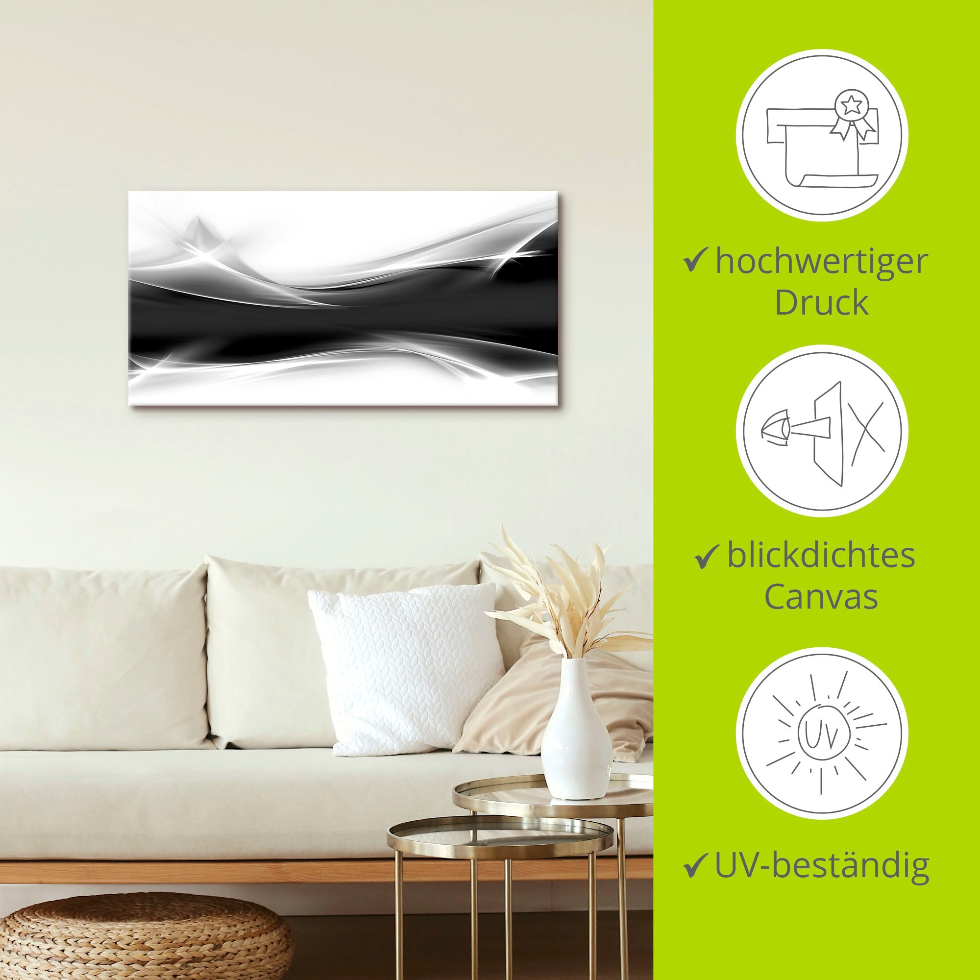 Artland Wandbild »Kreatives Element« Gegenstandslos 1 Stk. tlg. als Alubild, Leinwandbild in verschied. Größen