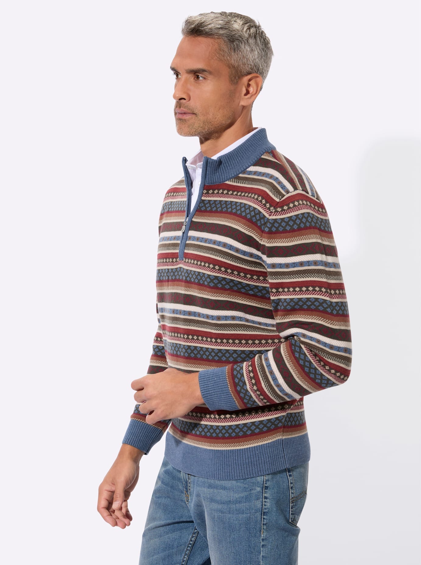 Classic Stehkragenpullover »Pullover«