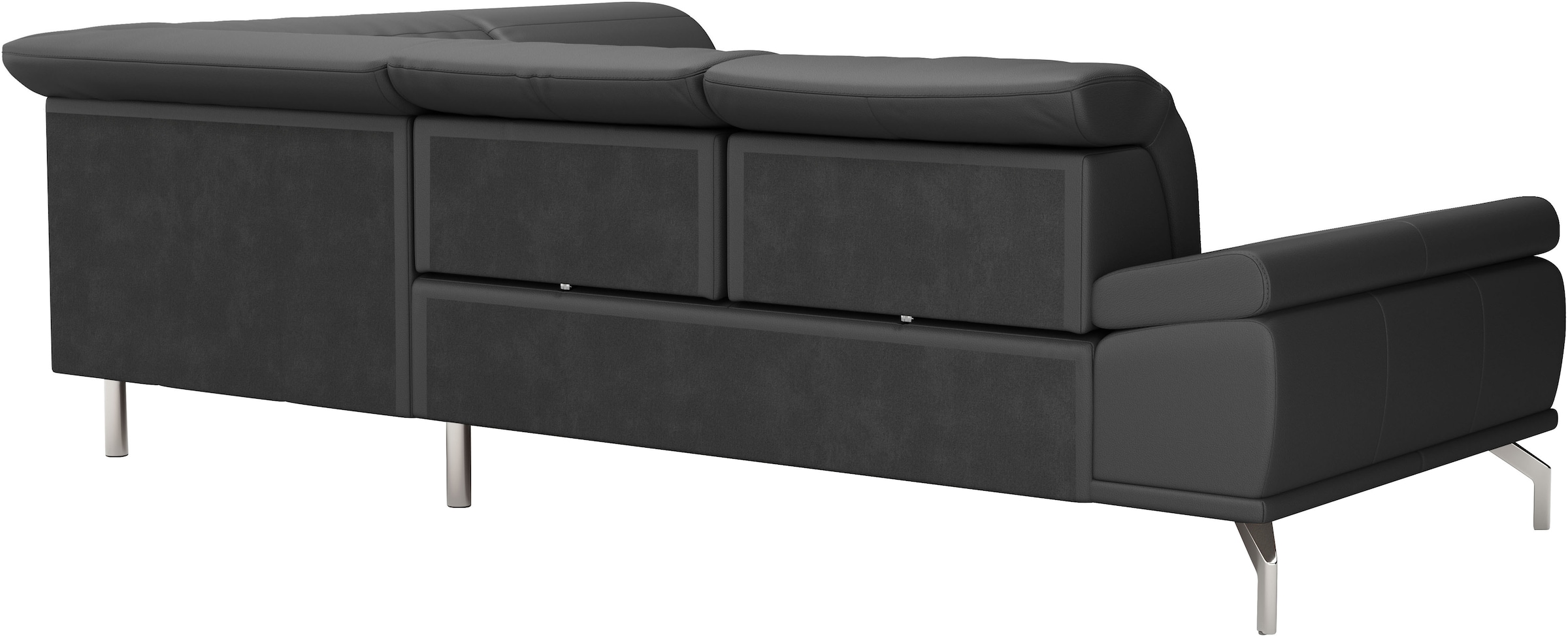 Places of Style Ecksofa »Caluna«, Inkl.Sitztiefenverstellung, wahlweise mit Kopf- und Armteilverstellung