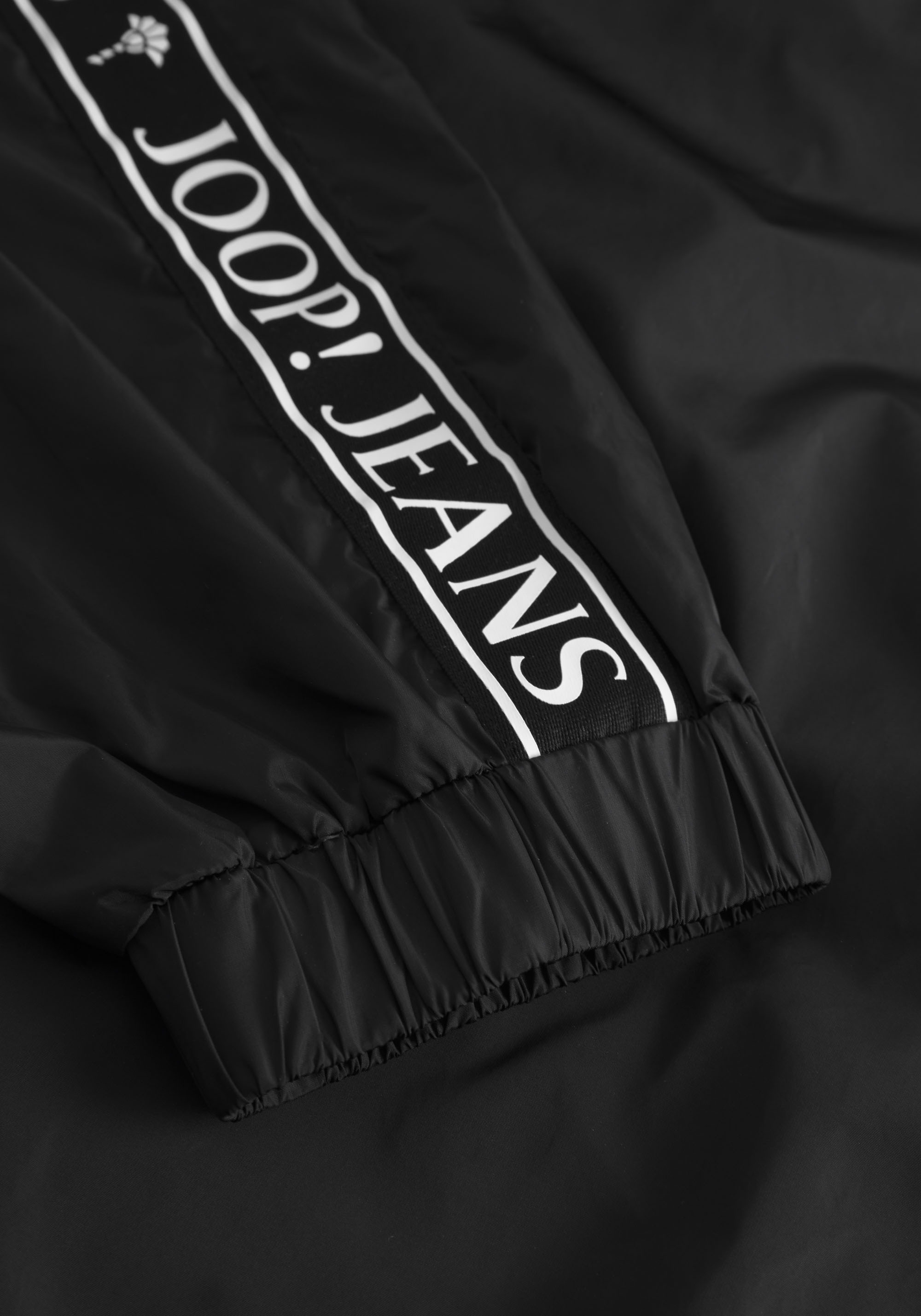 Joop Jeans Outdoorjacke »Onyx«, mit Kapuze, mit Logostreifen am Ärmel