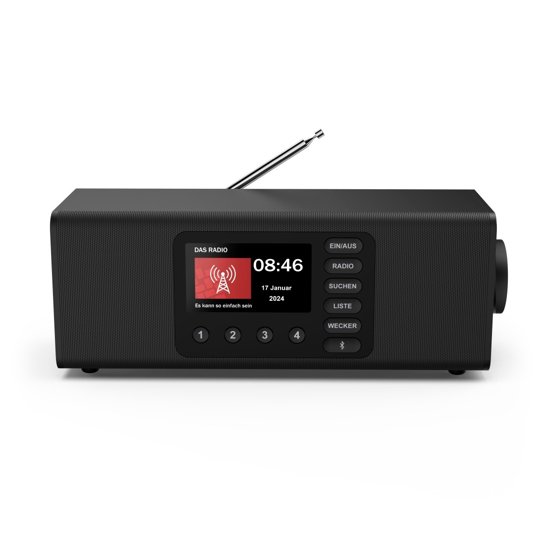 Hama Digitalradio (DAB+) »DAB-Radio (mit Bluetooth, Stereo, Digitalradio, FM/DAB+, Radiowecker)« ( 10 W)