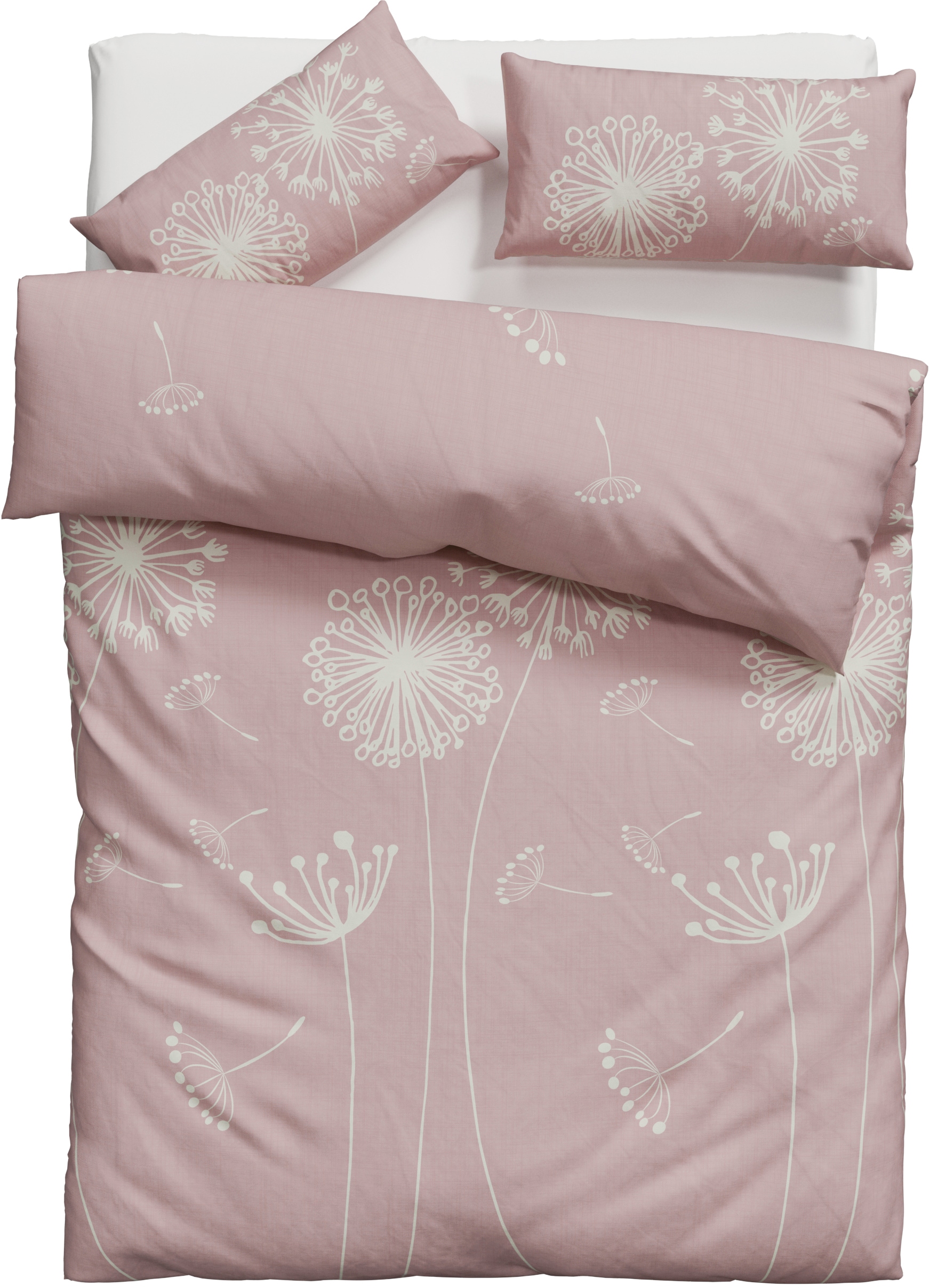 OTTO home Bettwäsche »Soucy« 2 Stk. ab Gr. 135x200, 100% Baumwolle, Renforcé & PREMIUM Satin (TC300)