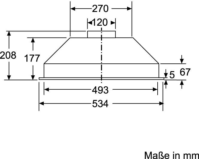 NEFF Deckenhaube »D51NAA1C0«, Serie N 30