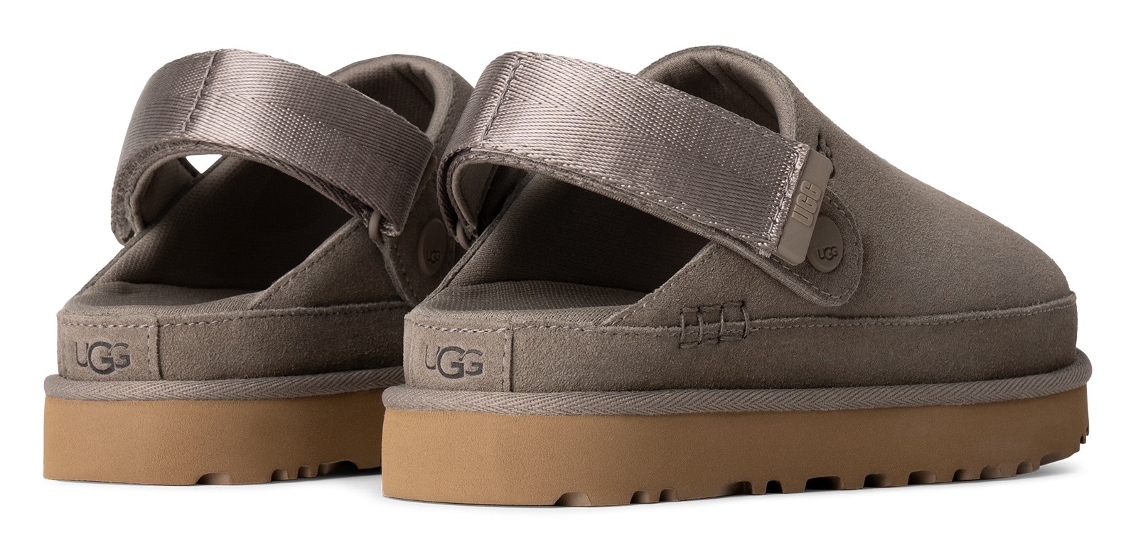 UGG Clog »W GOLDENSTAR CLOG«, Homeslippers, Plateauschuh, Mule mit schwenkbarem Fersenriemen
