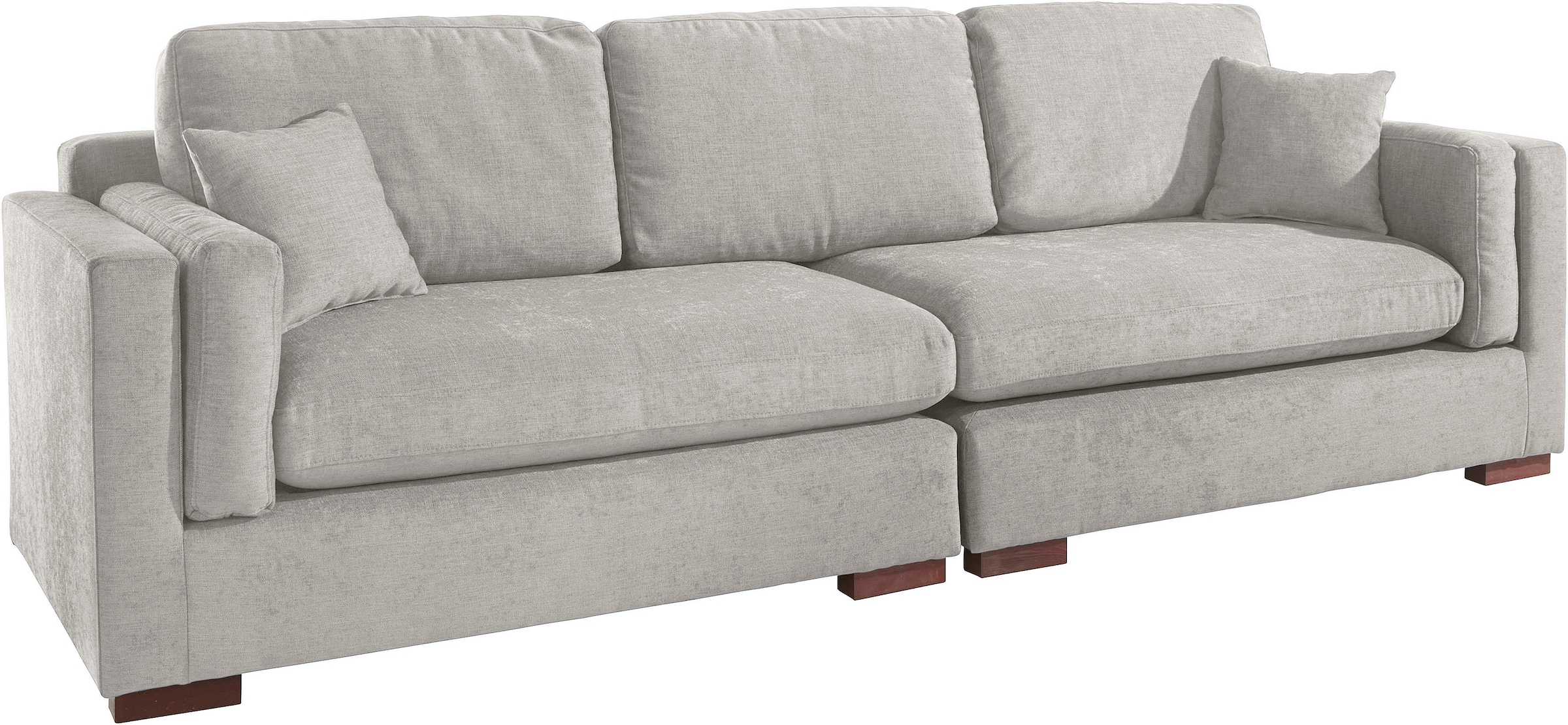 Home affaire Big-Sofa »Fresh Pond«, in vielen Bezugsqualitäten und Farben, B/T/H: 290/96/95 cm