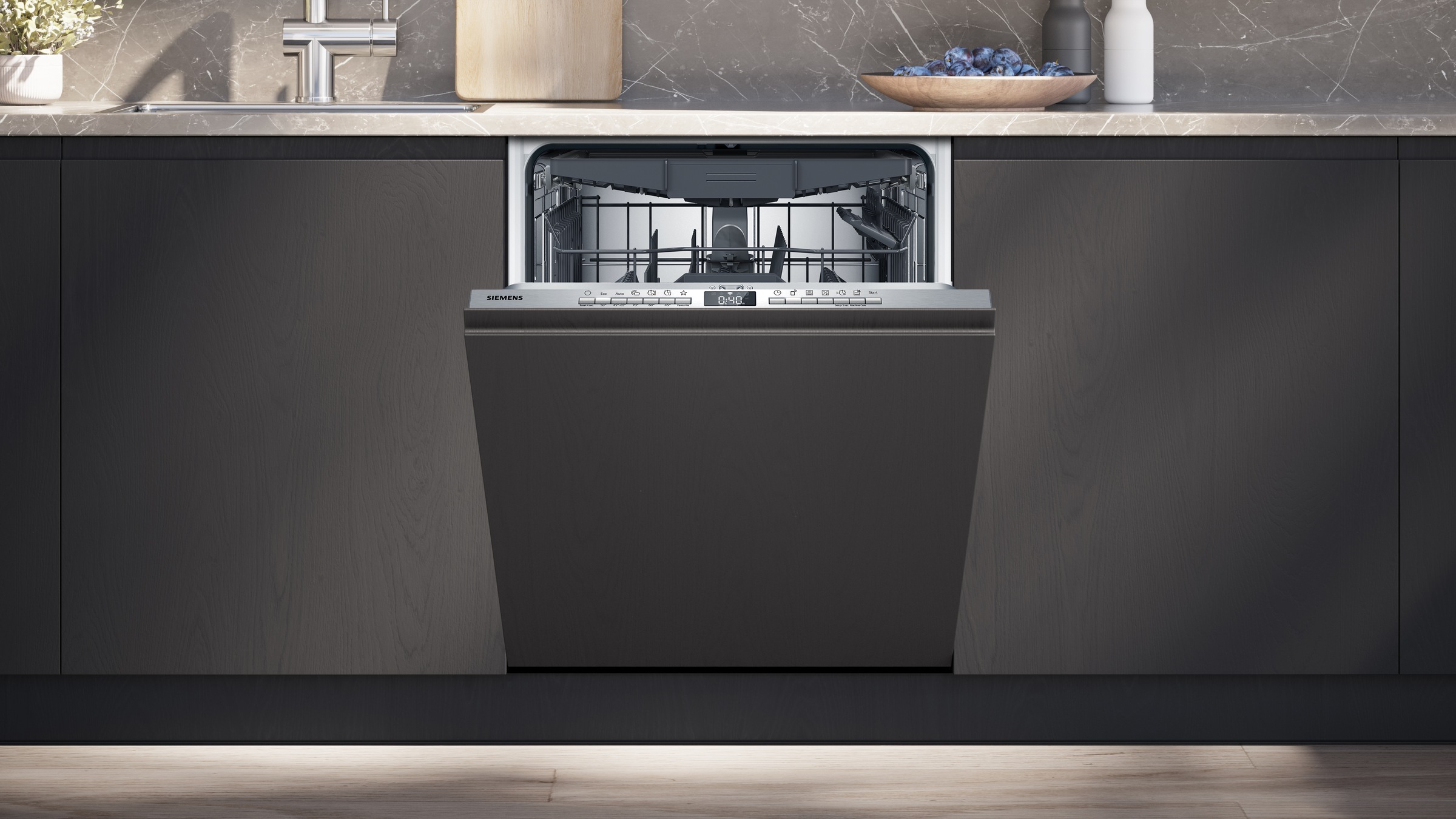 SIEMENS vollintegrierbarer Geschirrspüler iQ300 »SN73EX22CE«, 14 Maßgedecke, Made in Germany