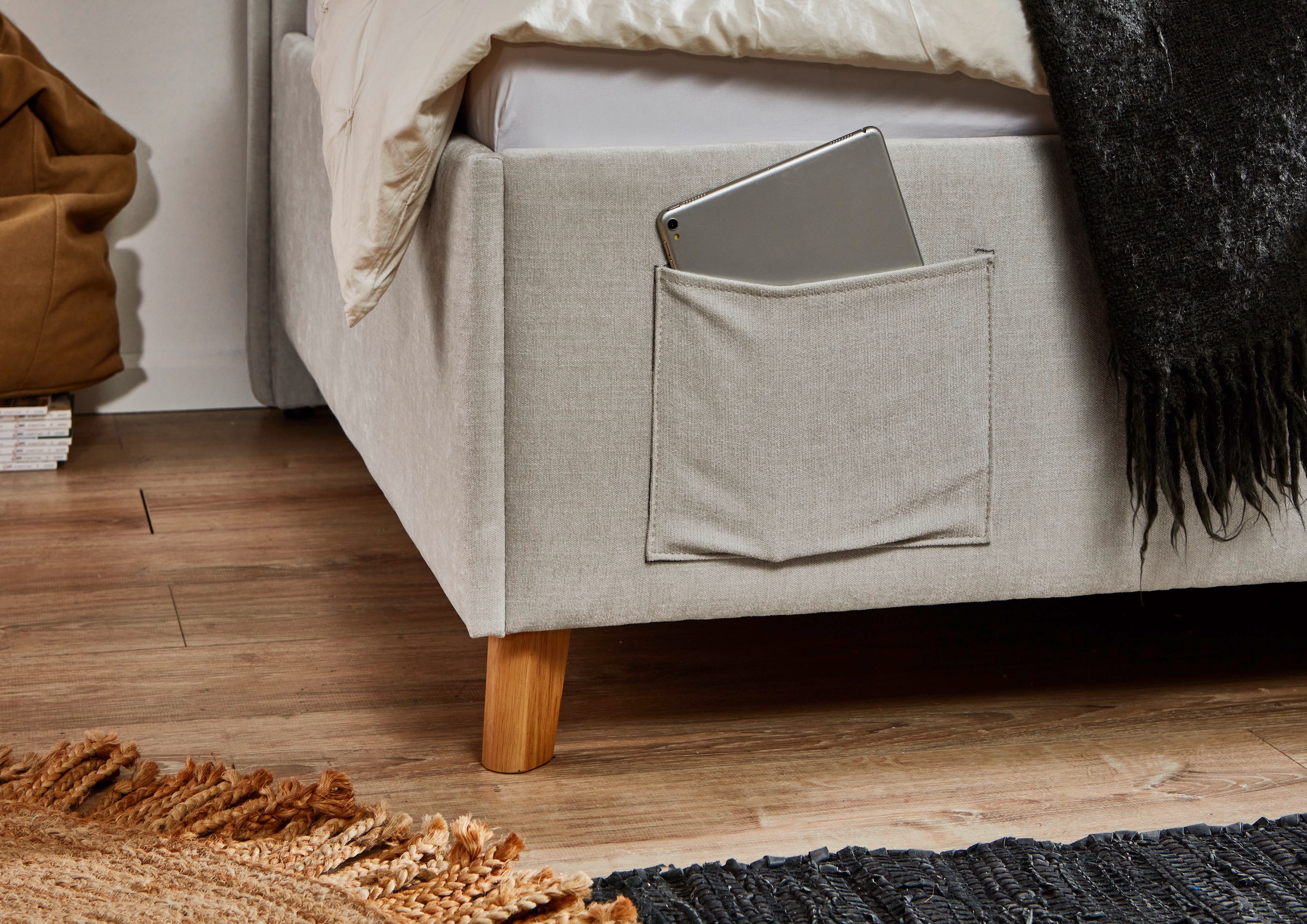 meise.möbel Kinderbett »FUN II« Polsterbett wahlweise mit Bettkasten, Jugendbett inkl. USB-Anschluss