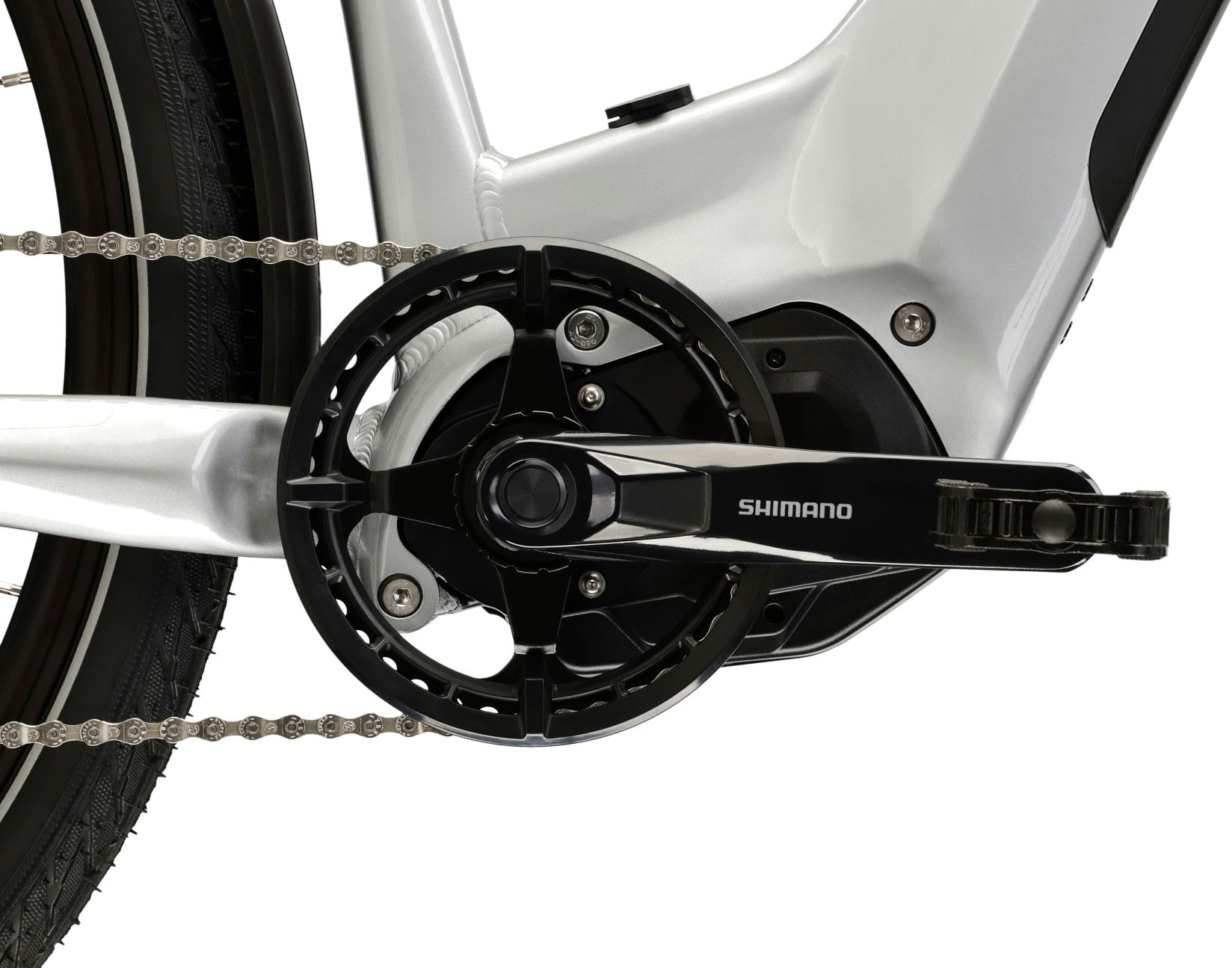 Kross E-Bike »KROSS E-Trekkingrad Trans 5.0 28" silber 9 Gänge«, 9 Gang, microSHIFT, ADVENT M619, Mittelmotor 250 W, Pedelec, Elektrofahrrad für Damen und Herren
