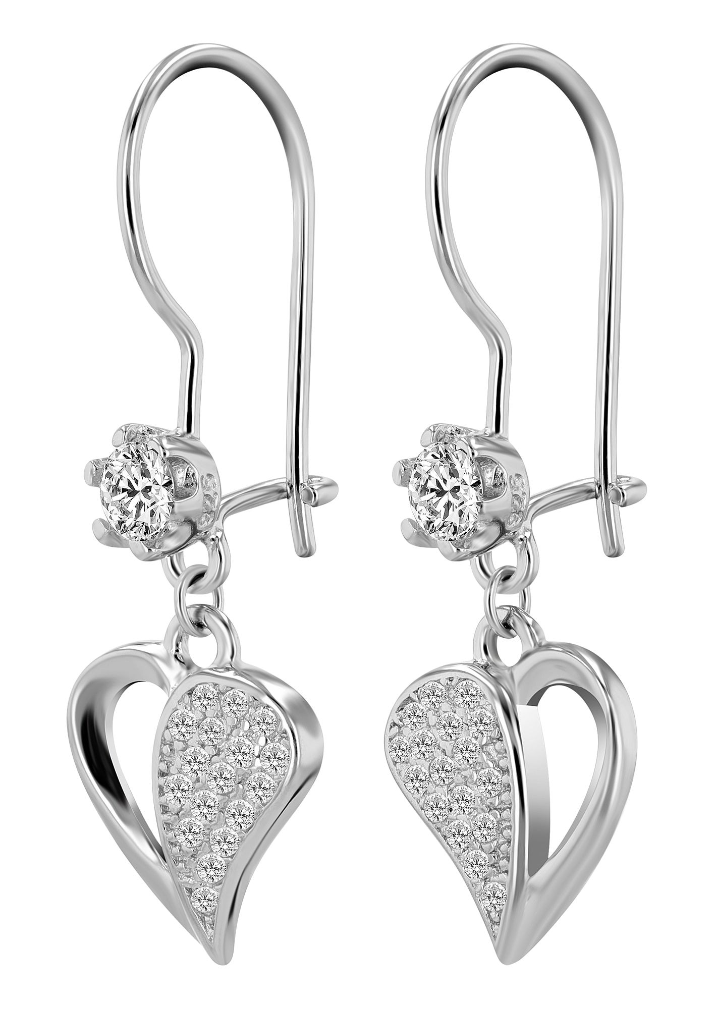 Adelia´s Herzanhänger »Damen Anhänger ¿ Herz Herzanhänger aus 925 Silber«