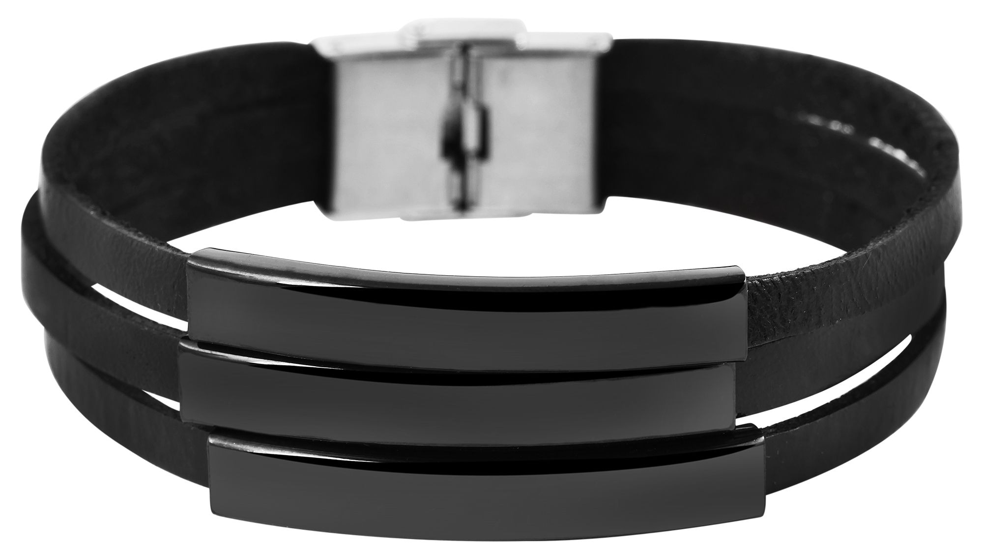 Adelia´s Armband »Unisex Armband aus Leder 21,5 cm«
