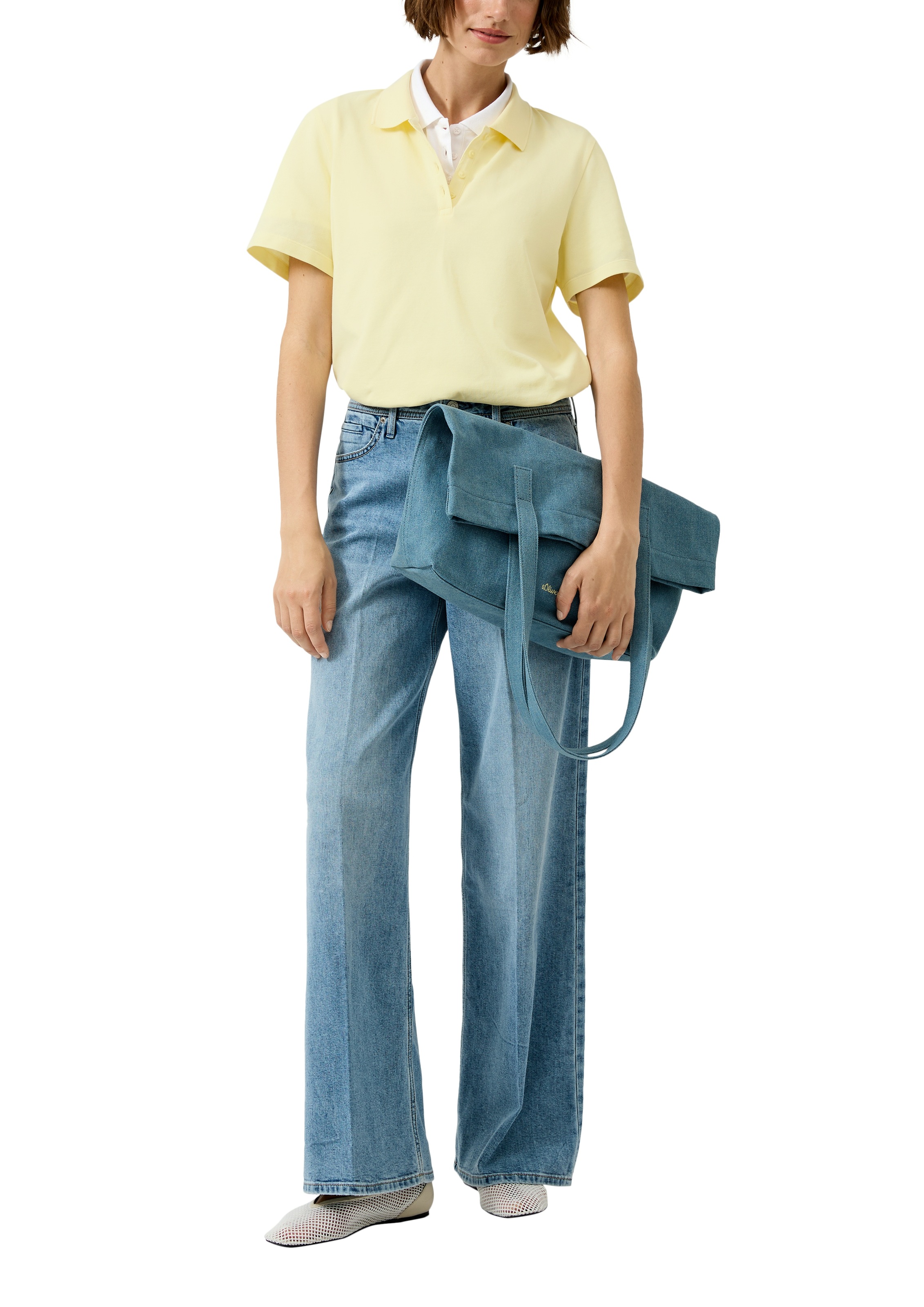 s.Oliver Poloshirt mit Piqué-Struktur