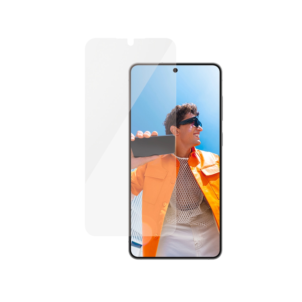 CARE by PanzerGlass Displayschutzglas »Ultra-Wide Fit Ceramic Screen Protection«, für Samsung Galaxy S25 Edge, Displayschutzfolie, Schutzfolie, Bildschirmschutz, kratz- & stoßfest