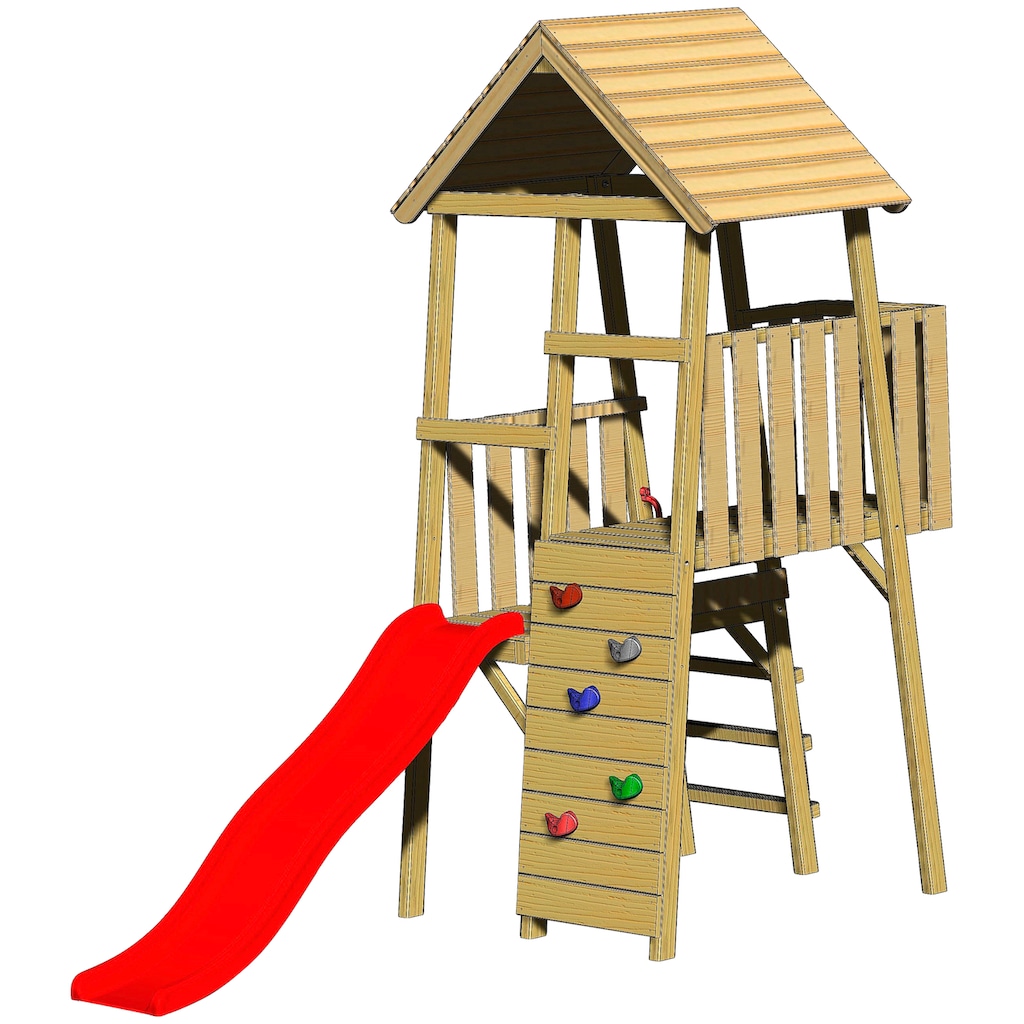 Wendi Toys Spielturm »Wendi Toys Hase«, BxTxH: 110x260x270 cm