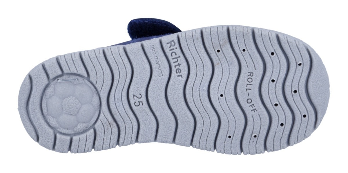 Richter Hausschuh »Mailo«  Klettschuh, Kindergartenschuh, Größenschablone zum Download, mit WMS