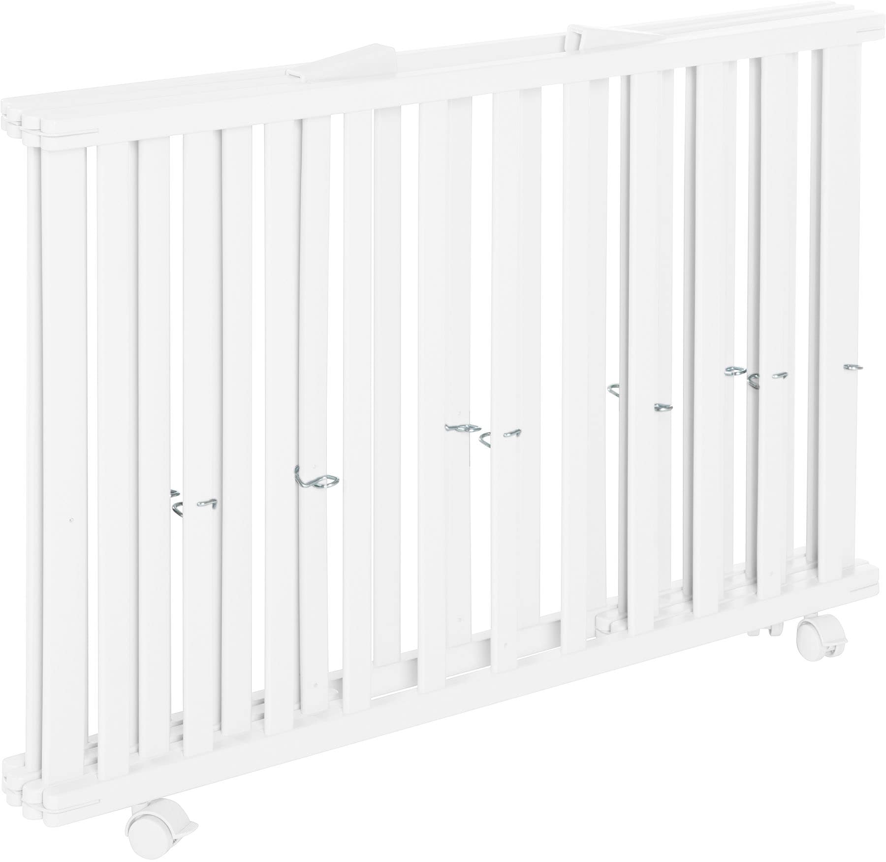 roba® Laufgitter »Little Stars, weiß, 74x100 cm«, mit Folienboden