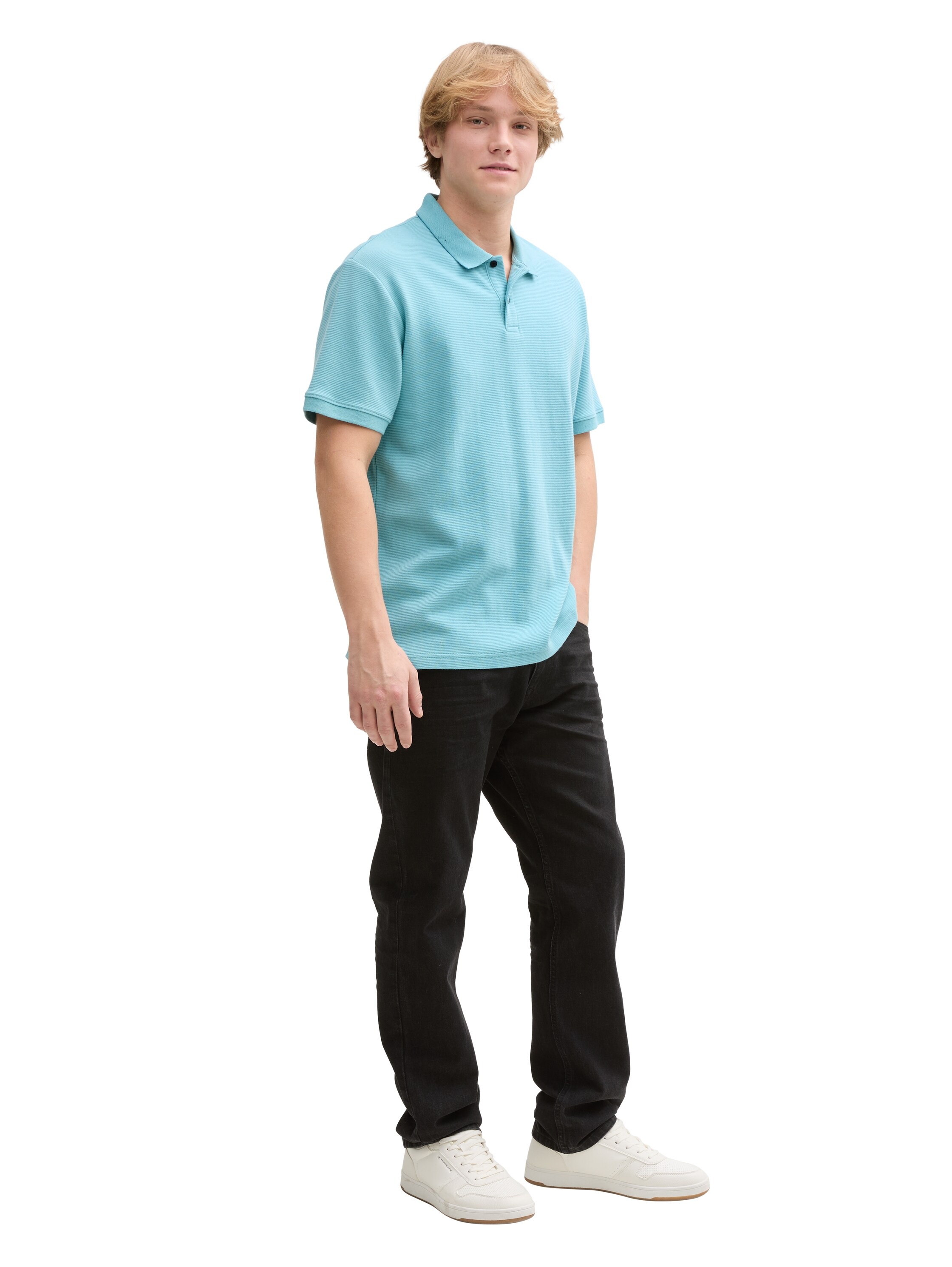 TOM TAILOR Denim Poloshirt, im Relaxed Fit