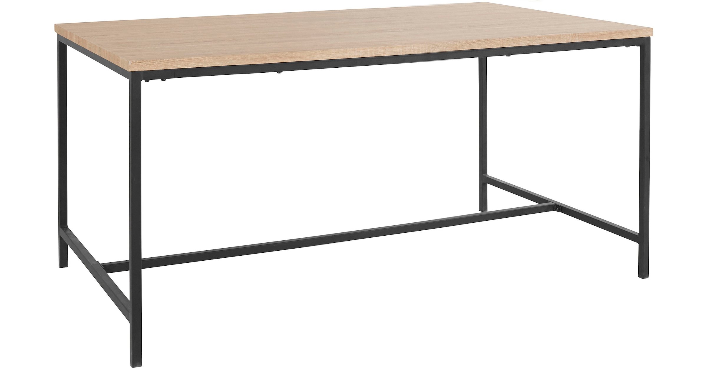 andas Esstisch »Vadum«, (1 St.), mit Tischplatte in einer Holzoptik und fühlbare Struktur, Höhe 76 cm