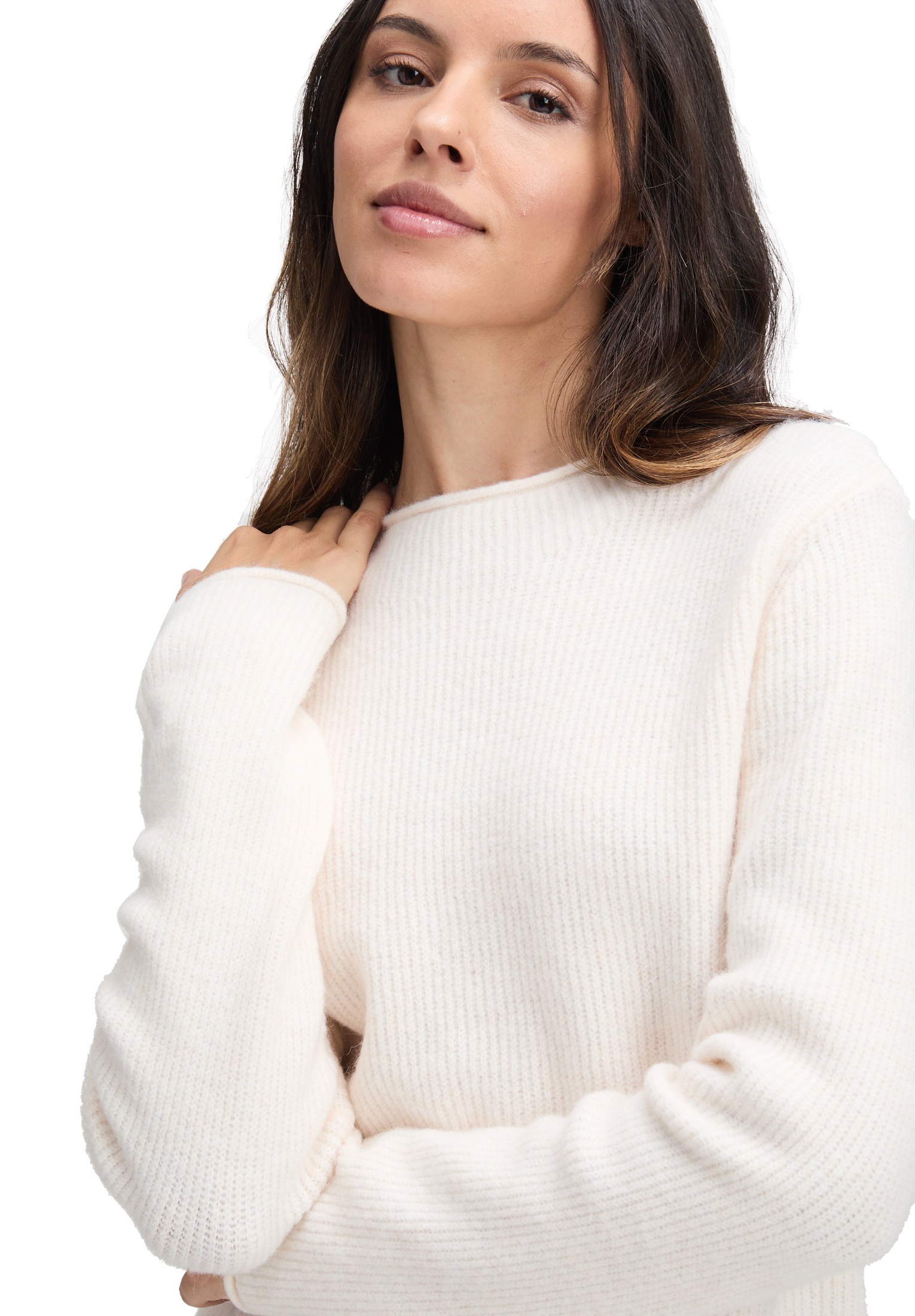 Cartoon Strickpullover »Strickpullover mit Stehkragen«