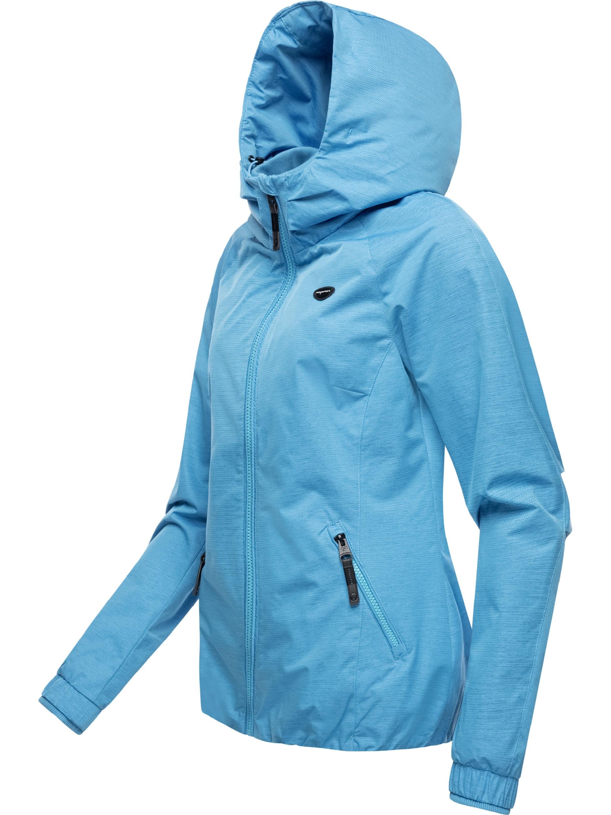 Ragwear Outdoorjacke »Übergangsjacke Dizzie Tech«, mit Kapuze, Wasserdichte Damen Übergangsjacke mit großer Kapuze