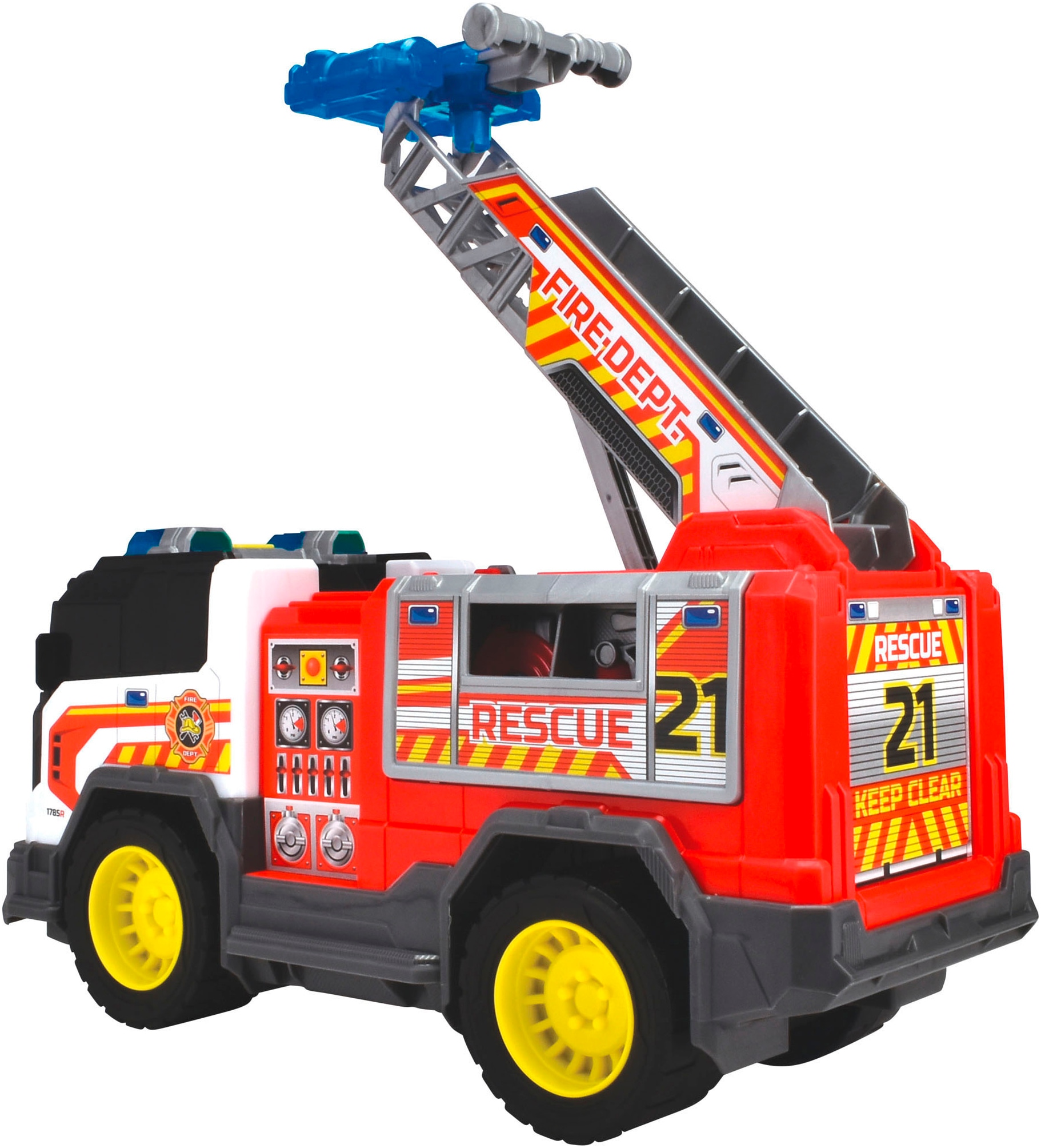 Dickie Toys Spielzeug-Feuerwehr »Fire Rescue Unit«, mit Licht und Sound
