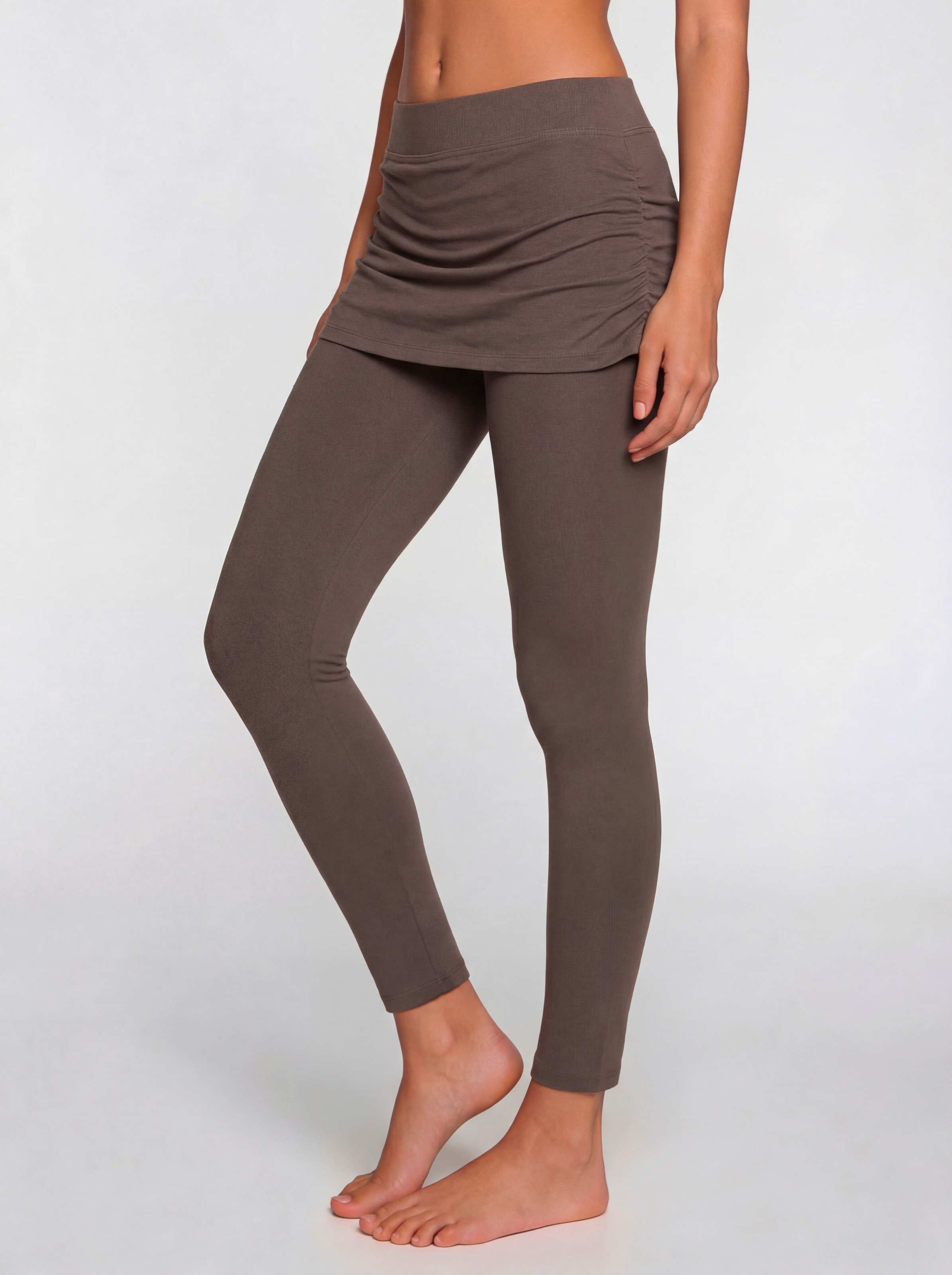 Vivance Active by Lascana Leggings  mit angenähtem, seitlich gerafften Rock