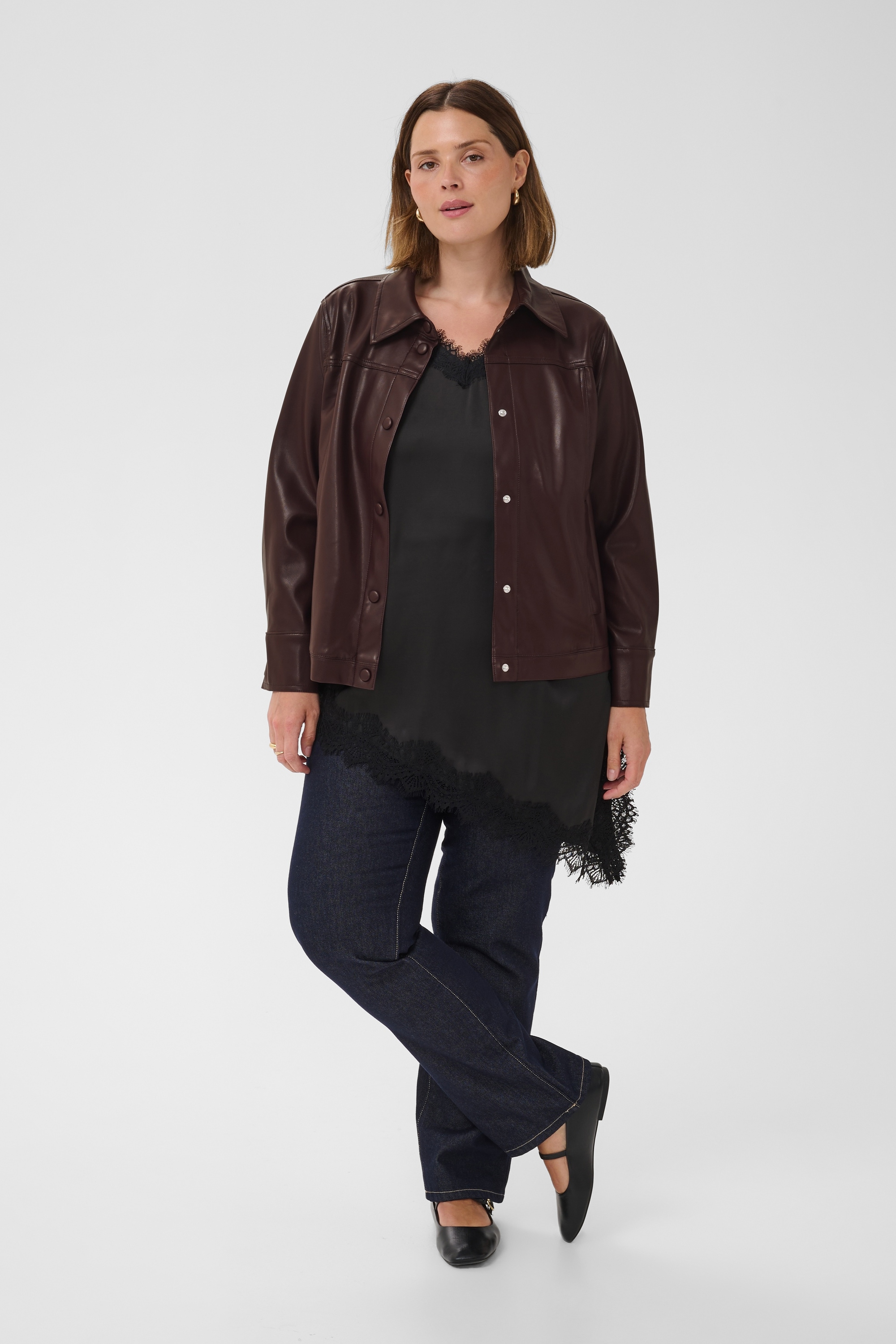 KAFFE Curve Wintermantel »Damen Jacke KCarensa«