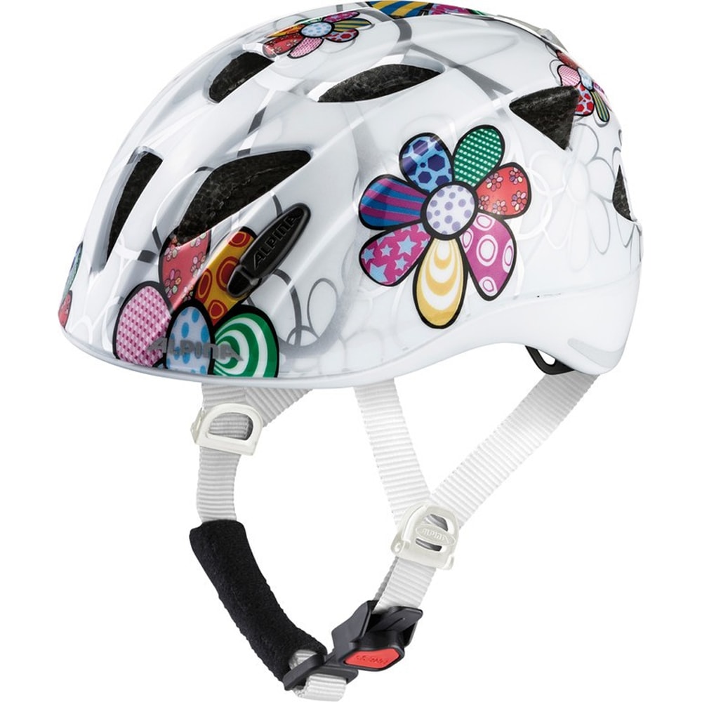 Kinderfahrradhelm »Kinder-Helm Ximo Flash white flower«