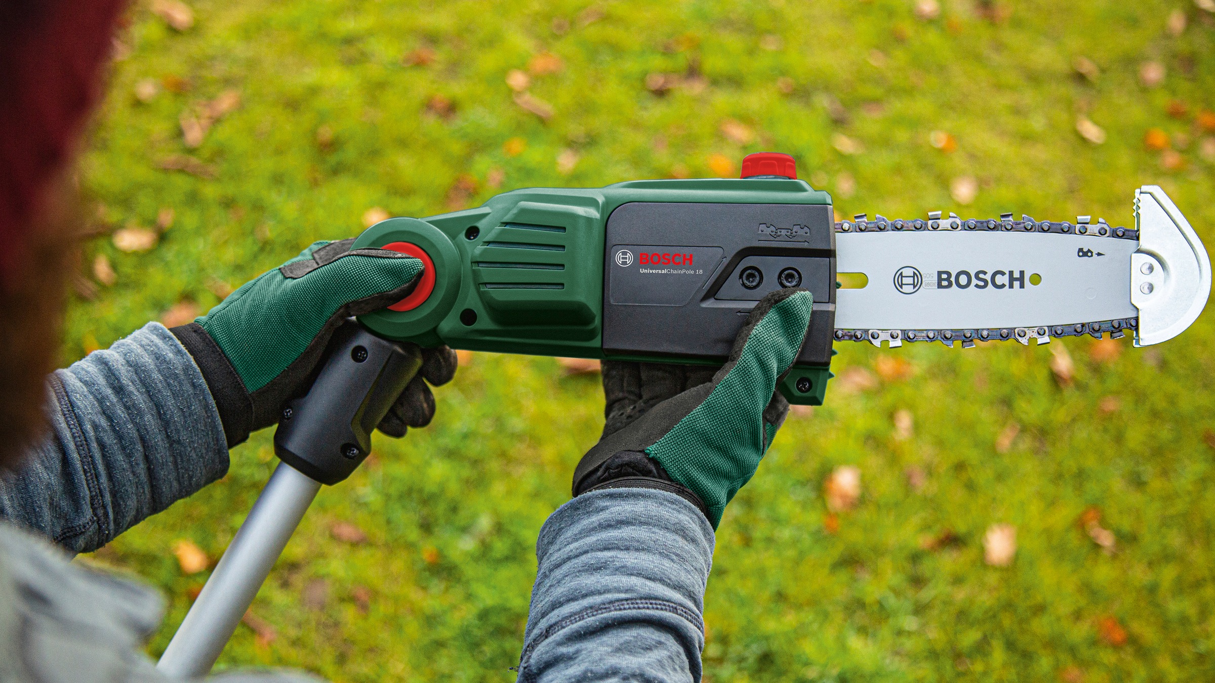 Bosch Home & Garden Akku-Hochentaster »UniversalChainPole 18«, ohne Akku und Ladegerät