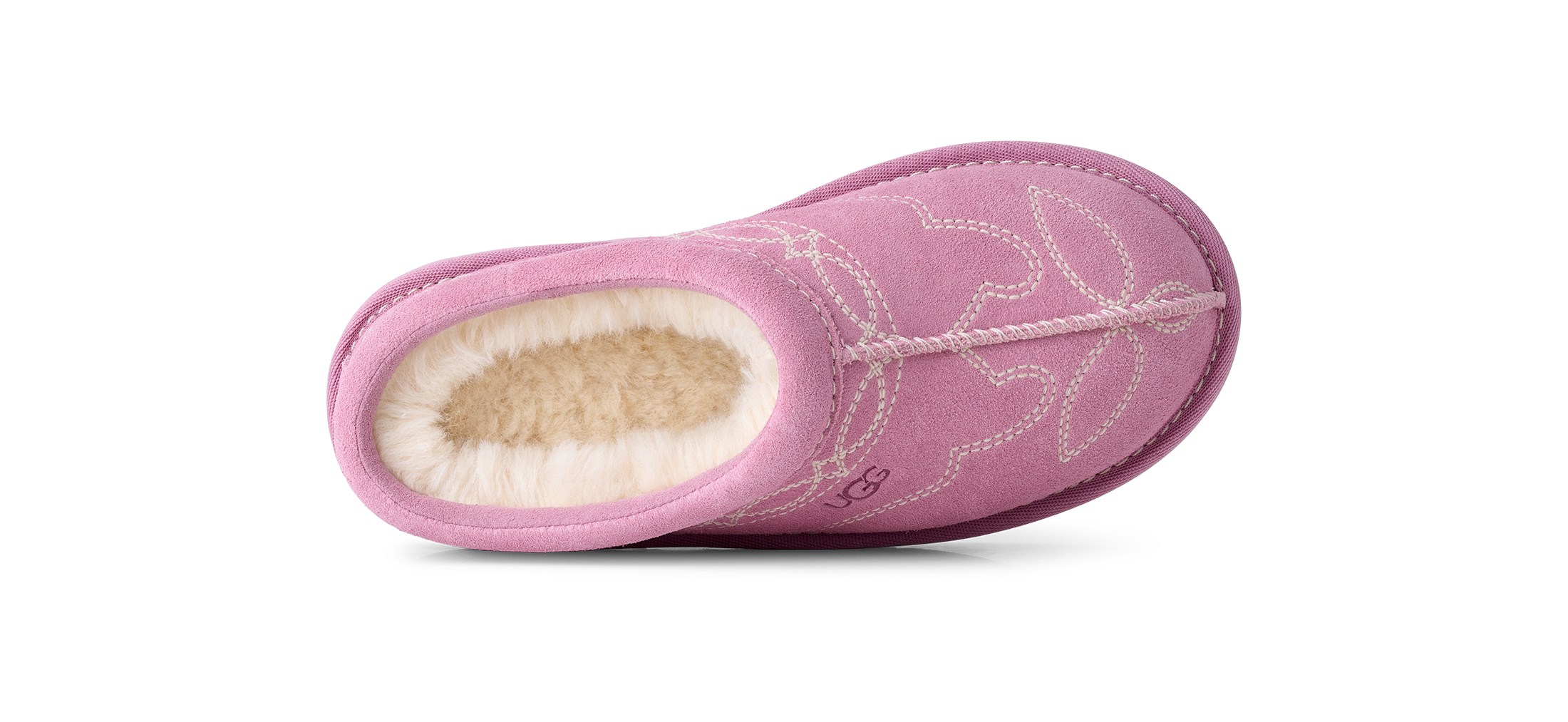 UGG Hausschuh »K TASMAN II WESTERN«  Plateau, Schlupfschuh mit modischer Stickerei