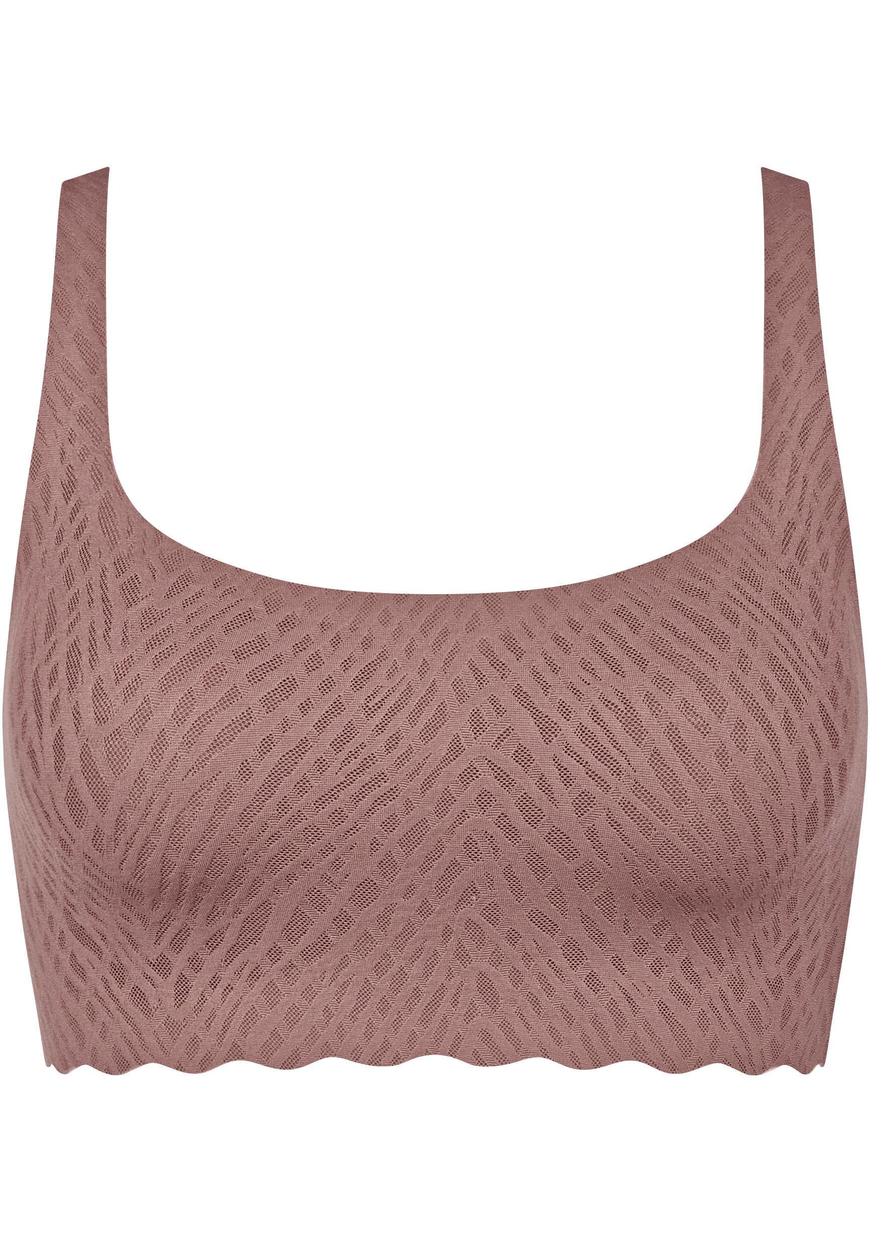 sloggi Bustier »ZERO Feel Bliss Top«, nahtlos mit Spitzenoptik