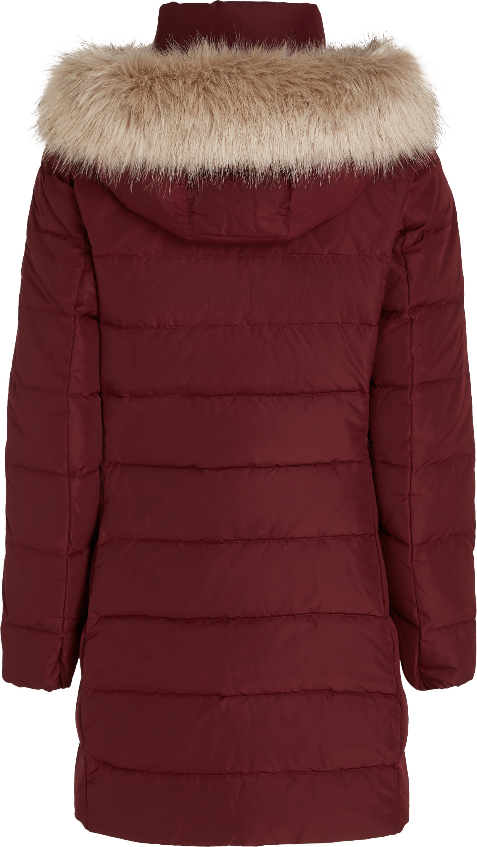 Tommy Hilfiger Steppmantel »HERITAGE DOWN TYRA COAT WITH FUR«, mit Fellimitat