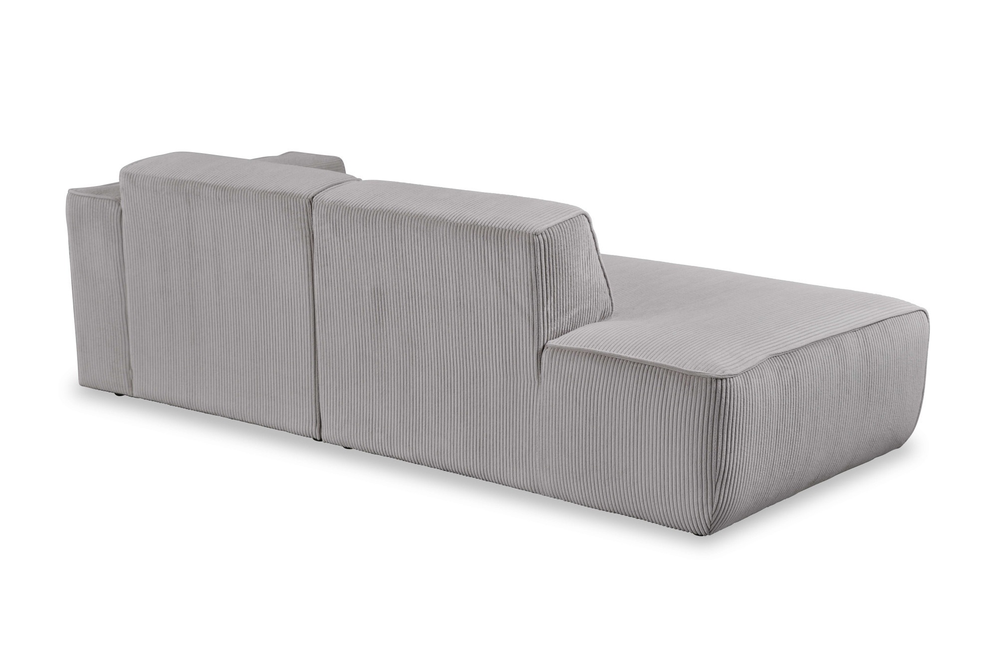andas 2-Sitzer »Noord mit Kedernaht, Breite 227 cm«, Cord, Struktur, Webstoff, mit Wellenunterfederung, Massivholzrahmen
